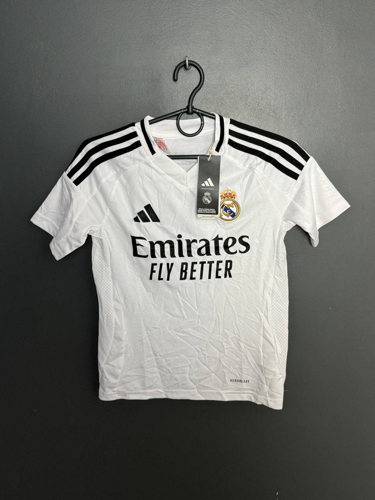 Adidas KIDS New Real Madrid 24/25 Home Mbappe Football Jersey Size US XS / EU 42 / 0 - 2 Thumbnail