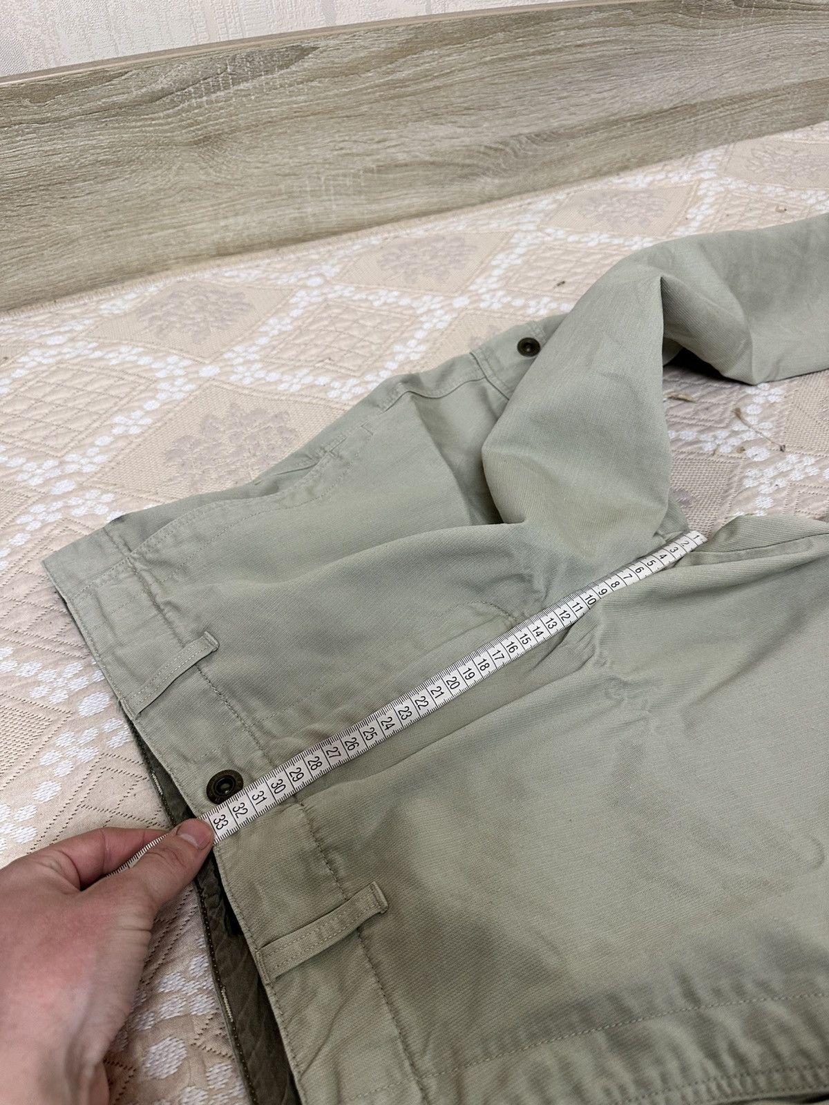 Quiksilver 🔥 Vintage 1990s Quiksilver Logo Cargo Baggy Skater Pants Size US 34 / EU 50 - 13 Thumbnail