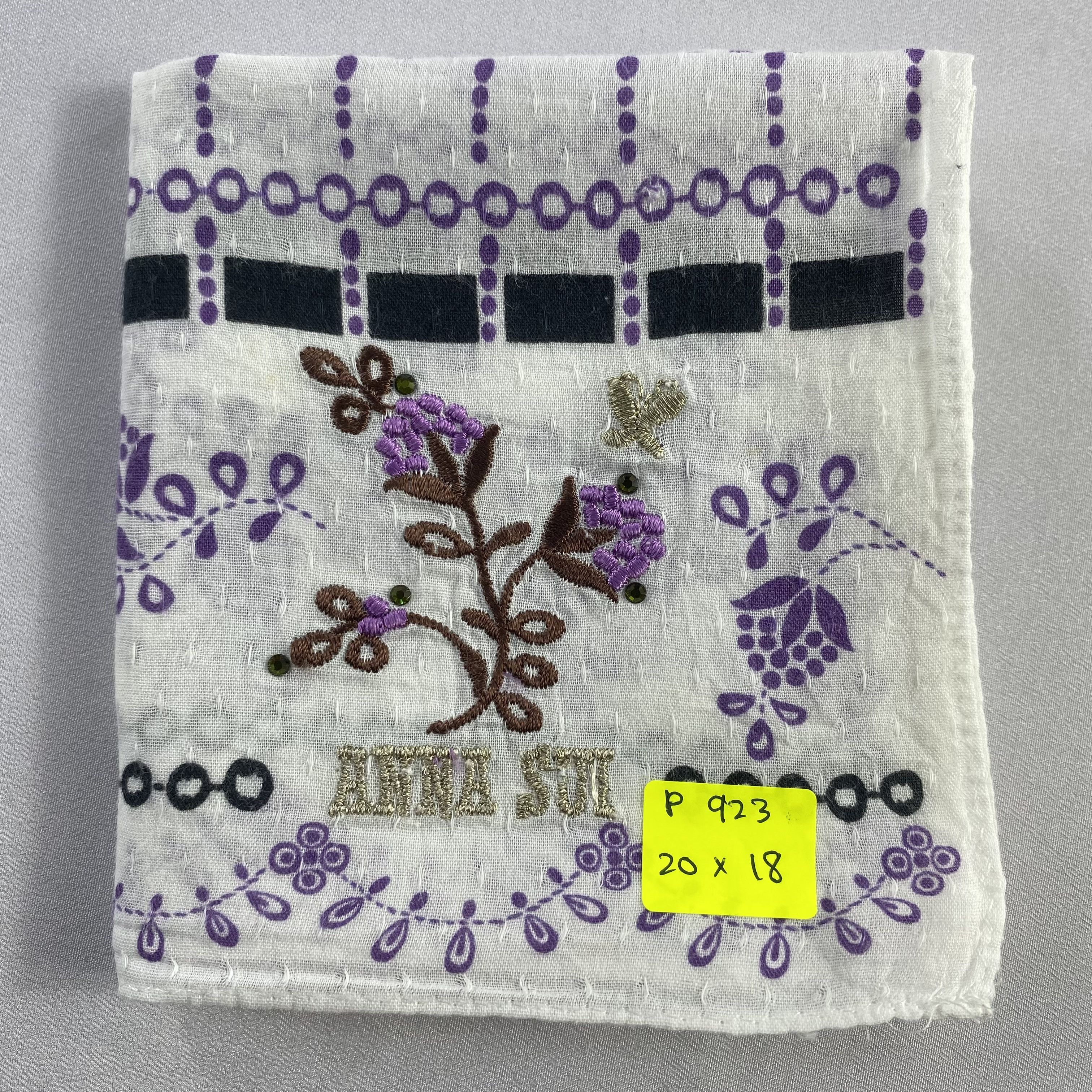 Vintage Anna Sui Bandana/ Handkerchief / Neckerchief-P923 Size ONE SIZE - 5 Thumbnail