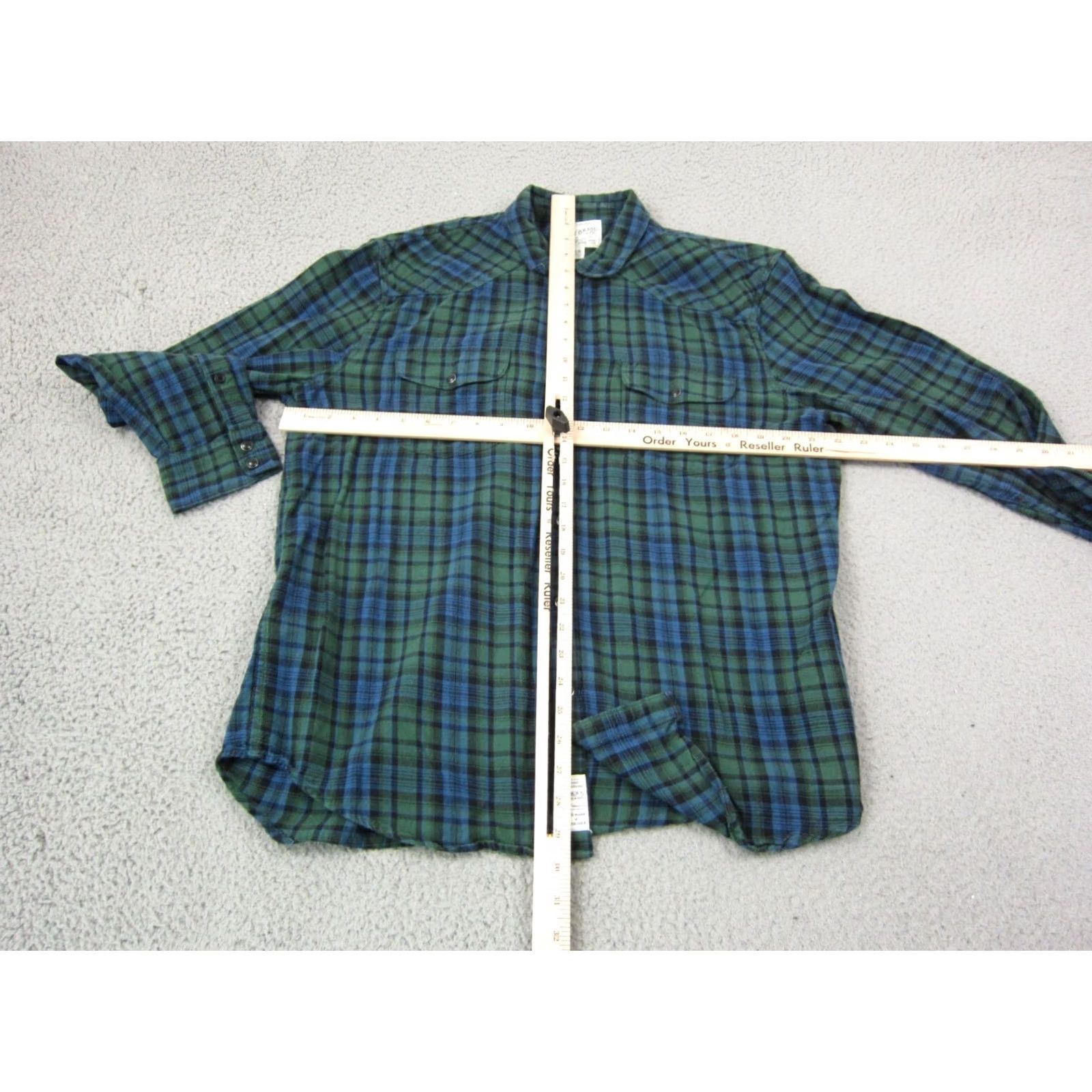 The North Face The North Face Shirt Adult Medium Blue Plaid Flannel Western Mens Button Up Size US M / EU 48-50 / 2 - 6 Thumbnail