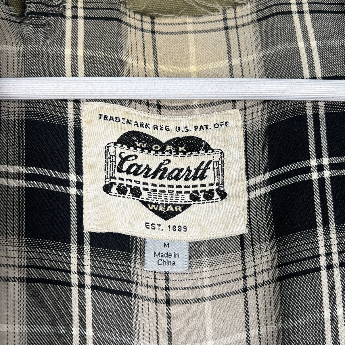 Carhartt 🔥 CARHARRT DYED FADED DISTRESSED WORKER JACKET Size US M / EU 48-50 / 2 - 16 Thumbnail