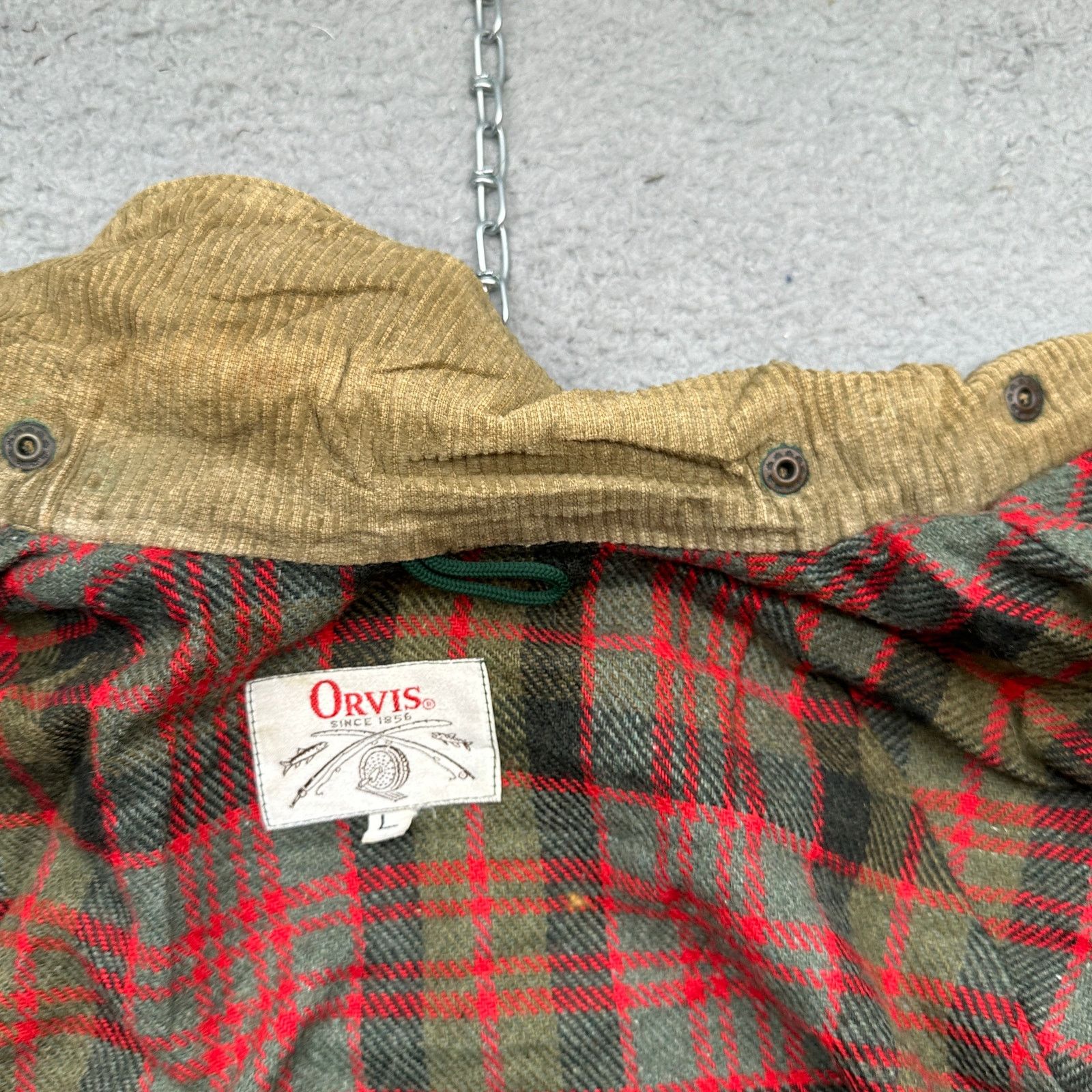 Orvis VTG 80s Orvis Thorndale England Waxed Chore Coat Large Size US L / EU 52-54 / 3 - 11 Thumbnail
