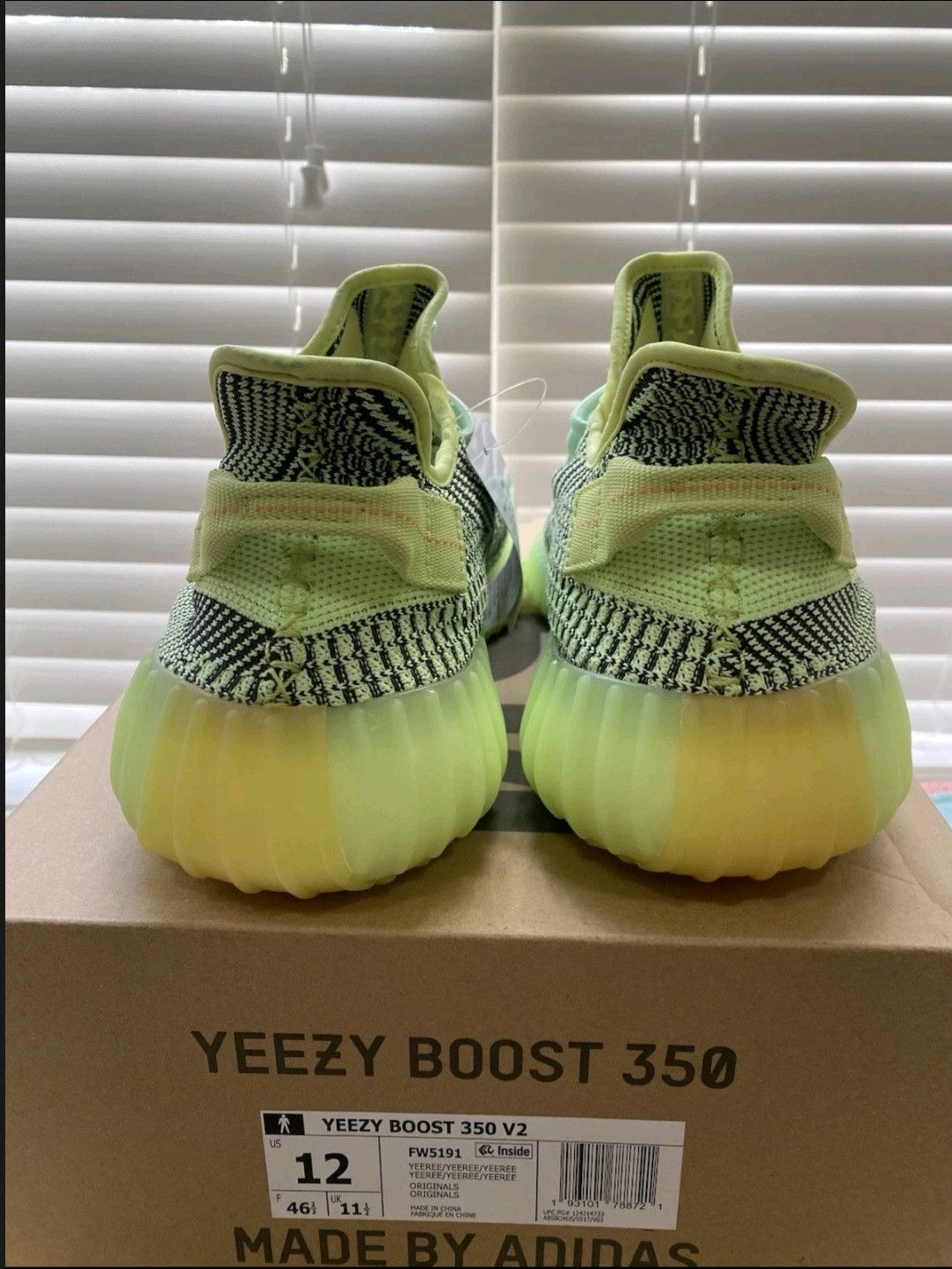 Adidas Adidas Yeezy 350 V2 Yeezreel Non-Reflective Size 12 Men DS Size US 12 / EU 45 - 4 Thumbnail