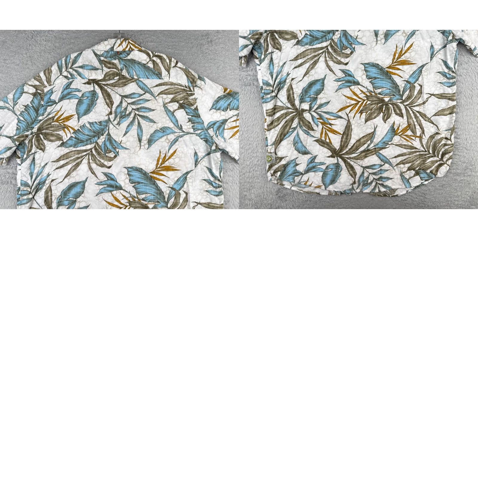 Vintage Margaritaville Men Shirt Hawaiian 2XL White Floral Button-Up Rayon Slim Size US XXL / EU 58 / 5 - 9 Thumbnail