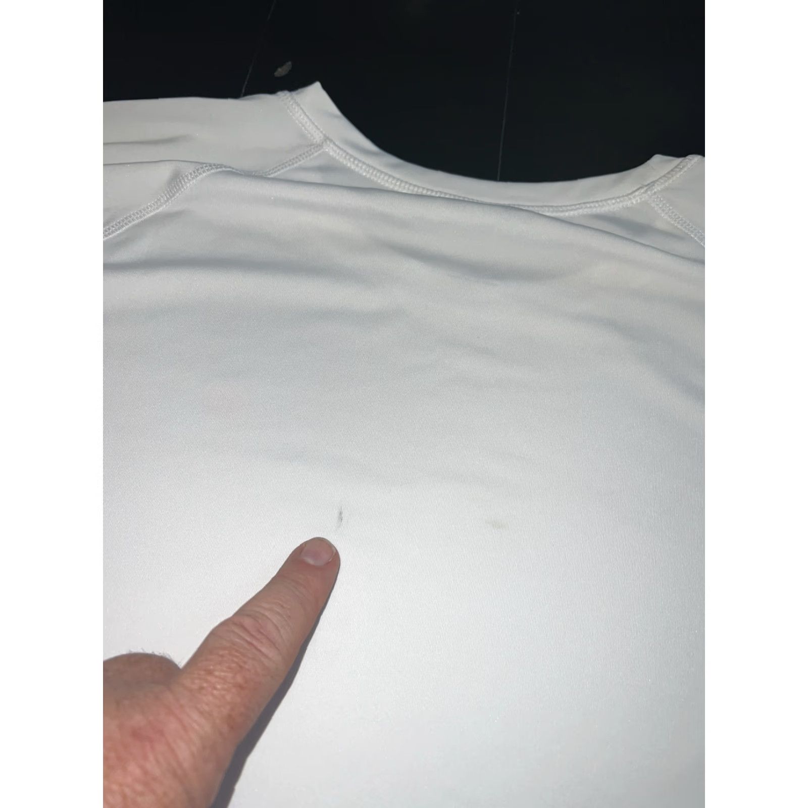 Vintage Sport-Tek Rash Guard T-Shirt XL Unisex Adults White Orange Flowers Logo Retro L/S Crew Neck Surf Water Sports Vintage No Size US XL / EU 56 / 4 - 7 Thumbnail