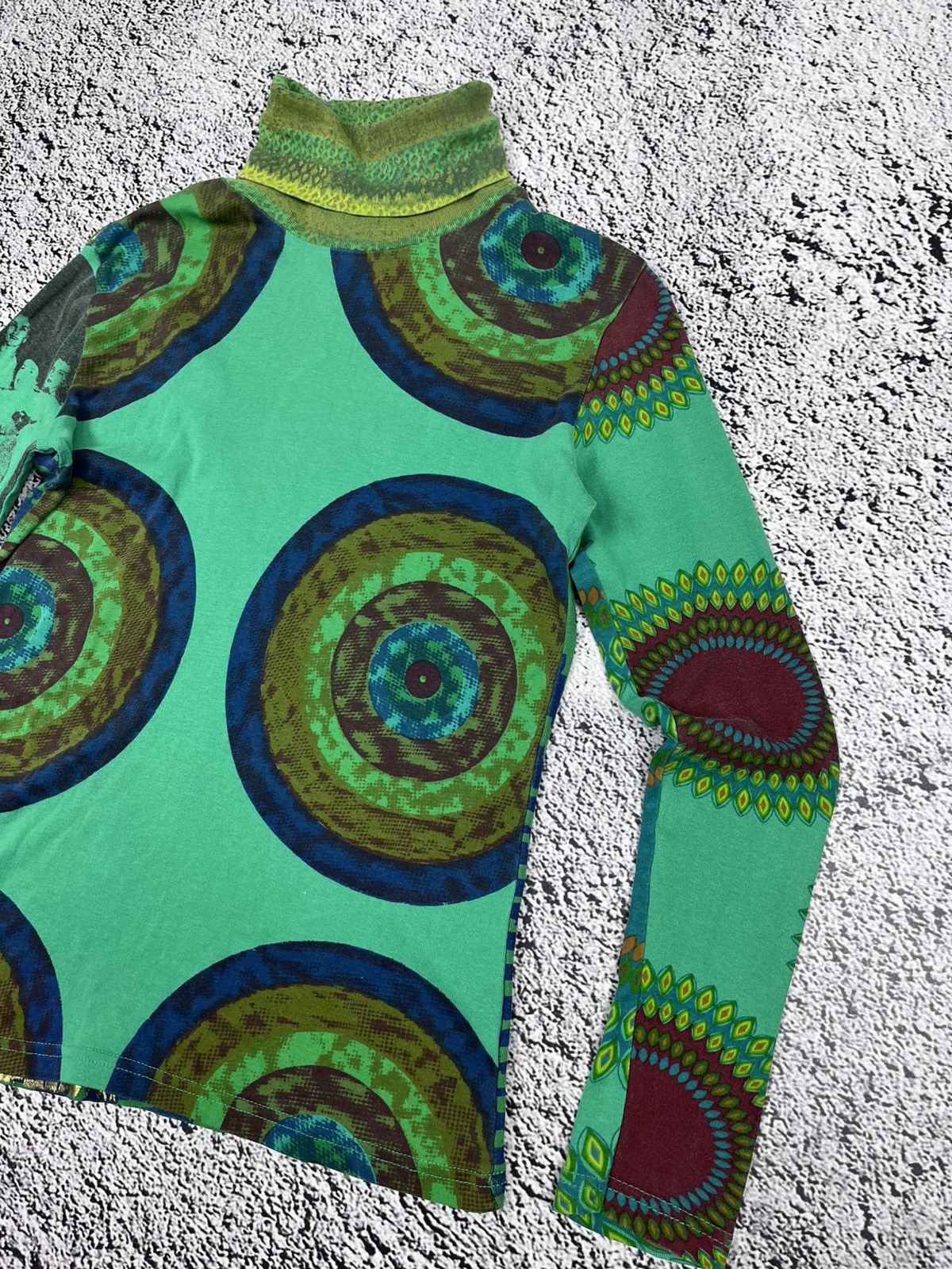 Desigual Vintage Gaultier Style Desigual printed turtleneck size M Size M / US 6-8 / IT 42-44 - 5 Thumbnail