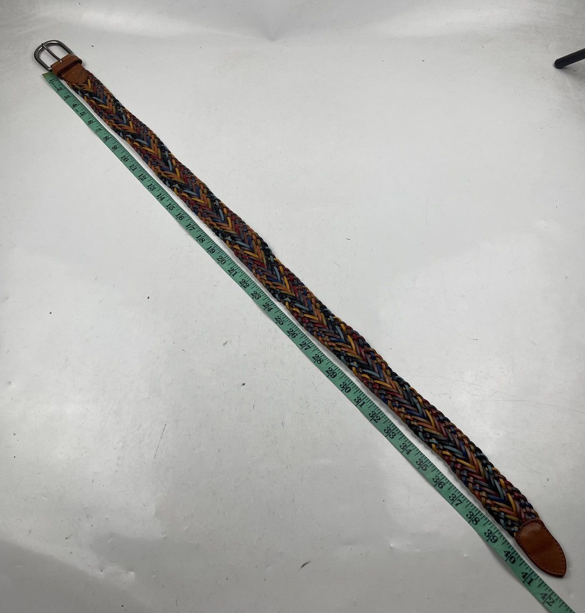 Seditionaries super rare multicolour leather belt tc43 Size 36 - 4 Thumbnail