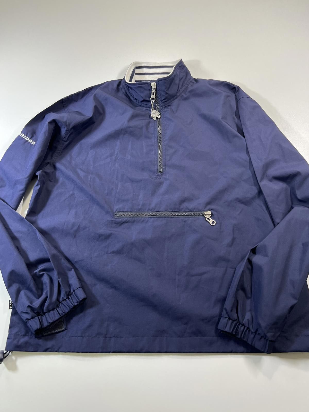 Roots ROOTS golf Navy Blue Pullover Windbreaker Jacket Size US M / EU 48-50 / 2 - 1 Thumbnail