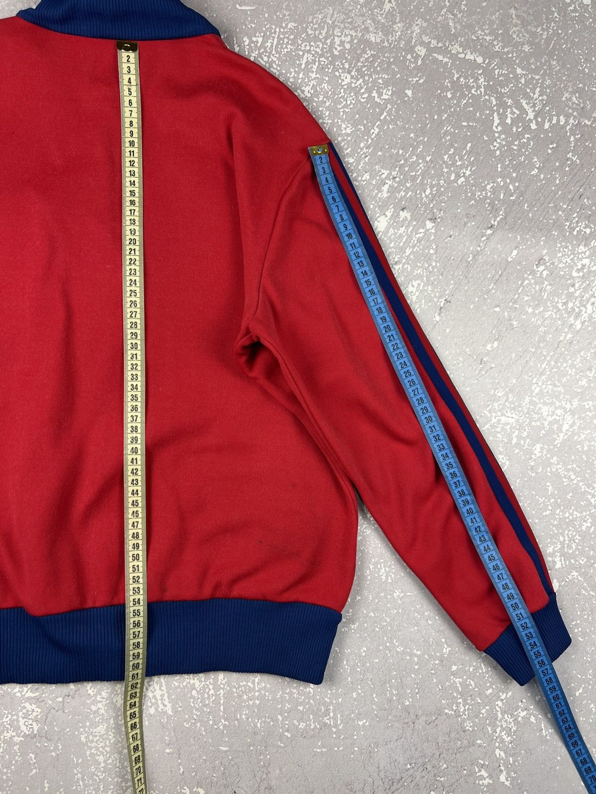 Adidas 70s 80s Vintage Adidas Hooded Track Top Made in Yugoslavia Size US S / EU 44-46 / 1 - 12 Thumbnail