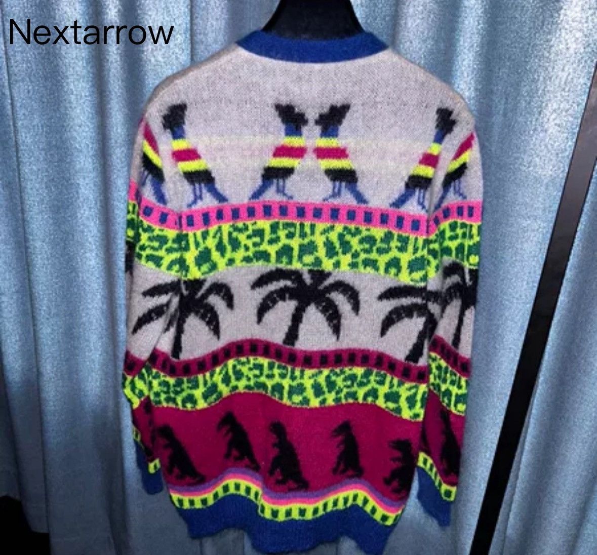 Saint Laurent Paris Saint Laurent Slp16SS Coconut Tree Dinosaur Cardigan shirt Size US XS / EU 42 / 0 - 2 Thumbnail