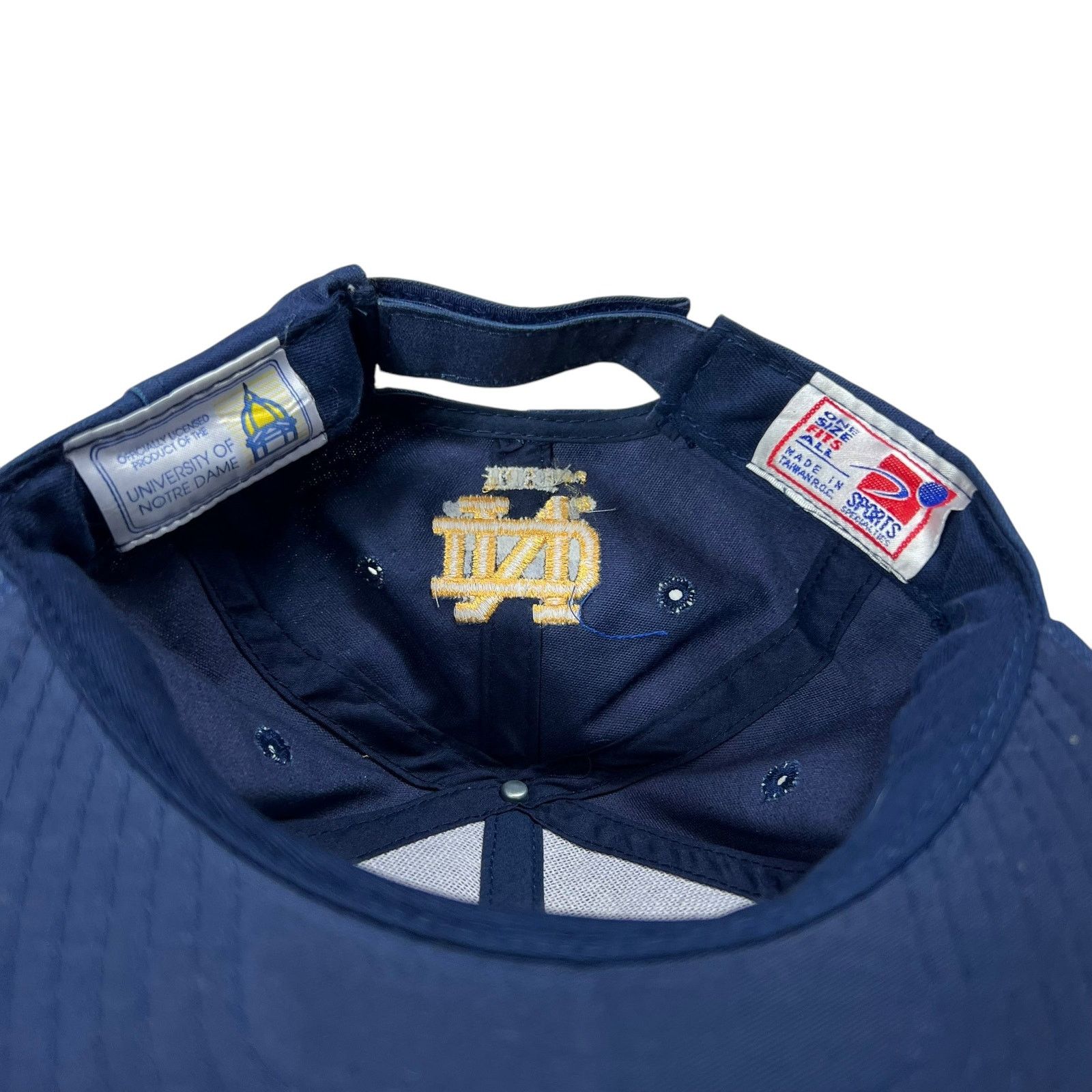 NCAA × Sports Specialties × Vintage Vintage Sports Specialties Notre Dame Fighting Irish hat Size ONE SIZE - 7 Thumbnail