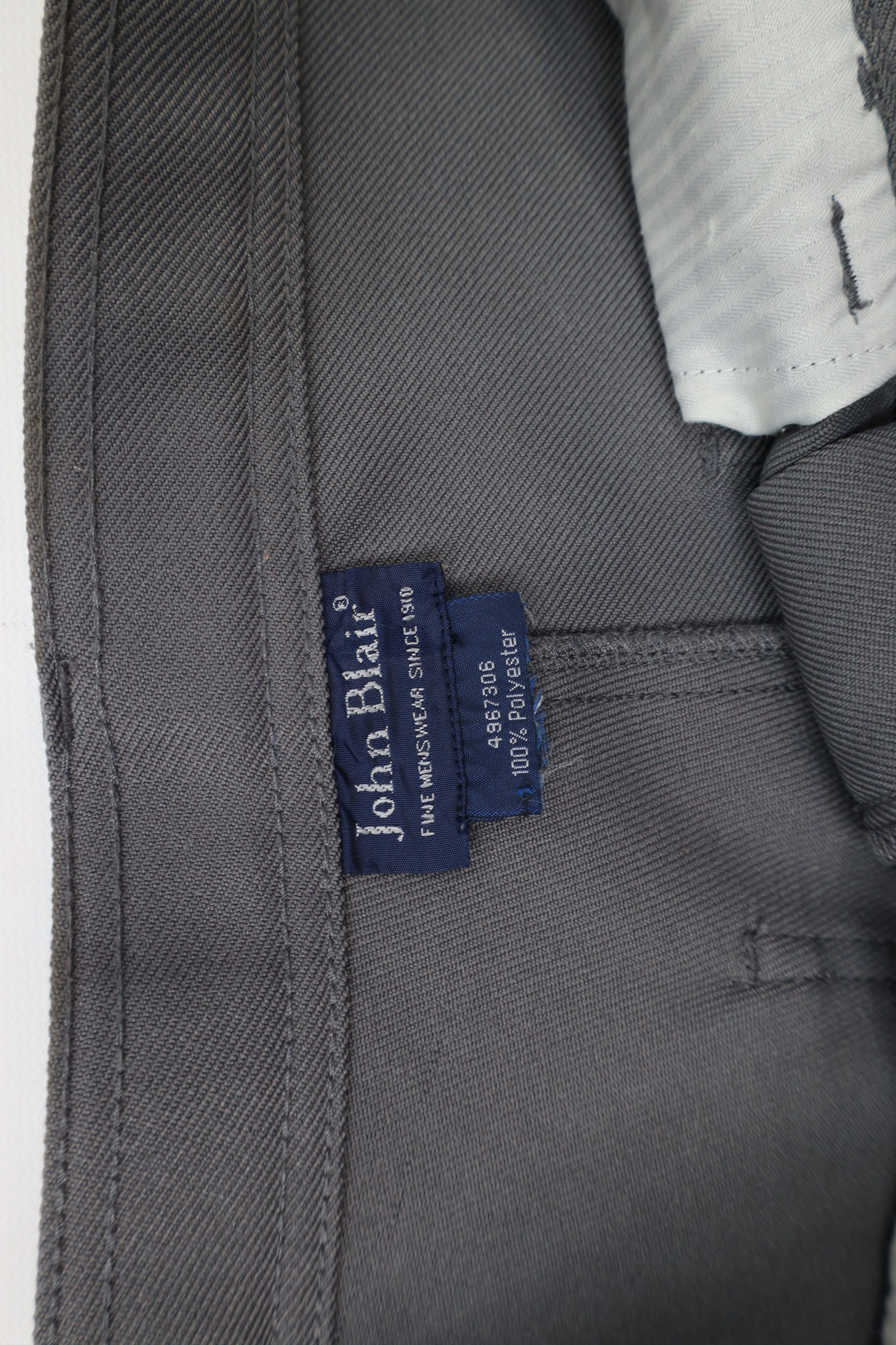Vintage Vintage 90s Streetwear Knit Flared Wide Leg Chino Pants Gray Size US 34 / EU 50 - 8 Thumbnail