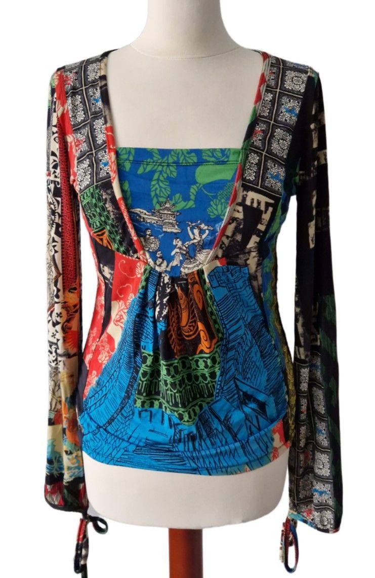 Other Save the Queen punk mesh Jean Paul Gaultier blouse Size M / US 6-8 / IT 42-44 - 1 Thumbnail