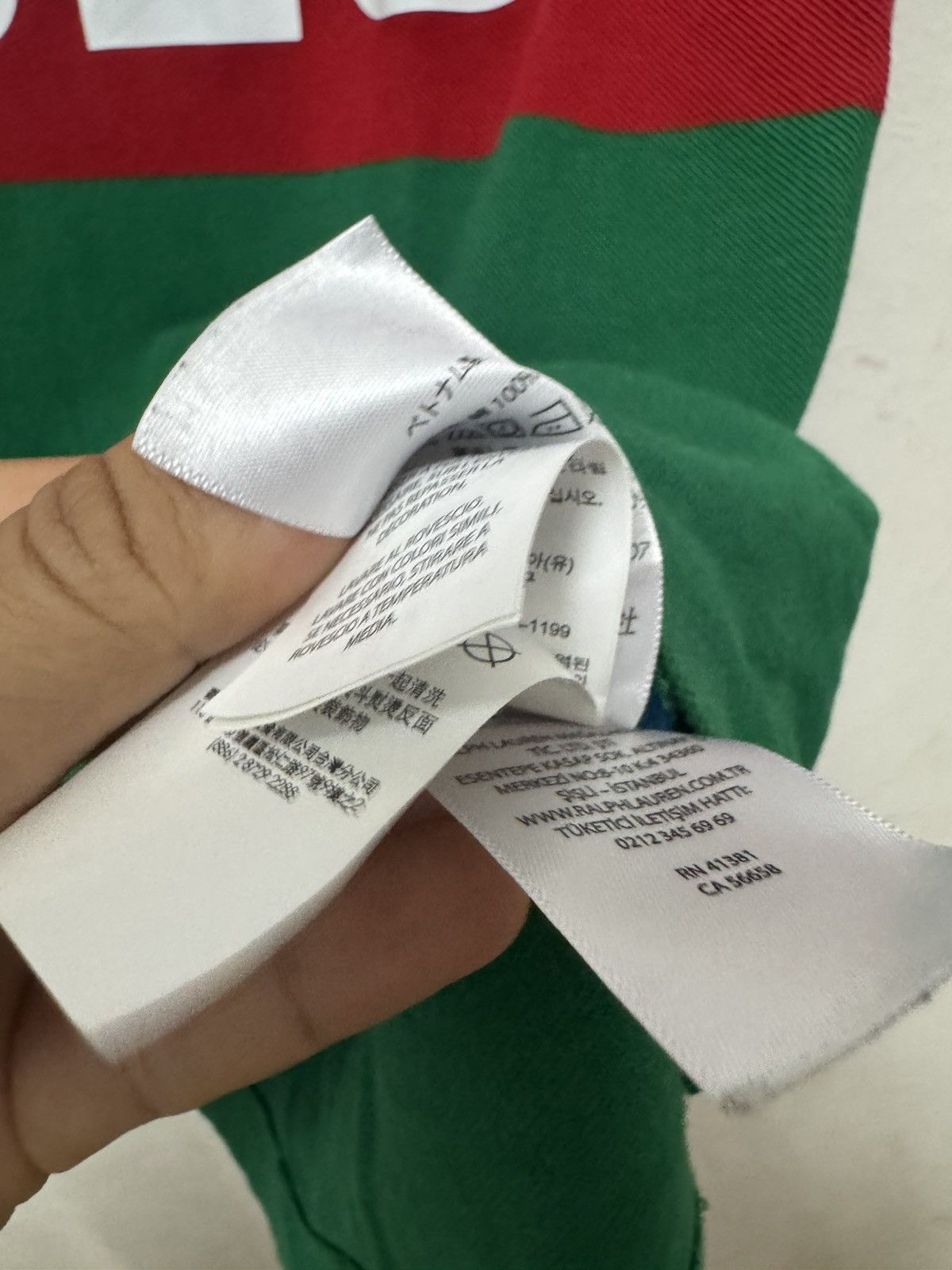 Polo Ralph Lauren Ralph Lauren 3 Layer Tone POLO Logo Polo Tee Size US M / EU 48-50 / 2 - 9 Thumbnail
