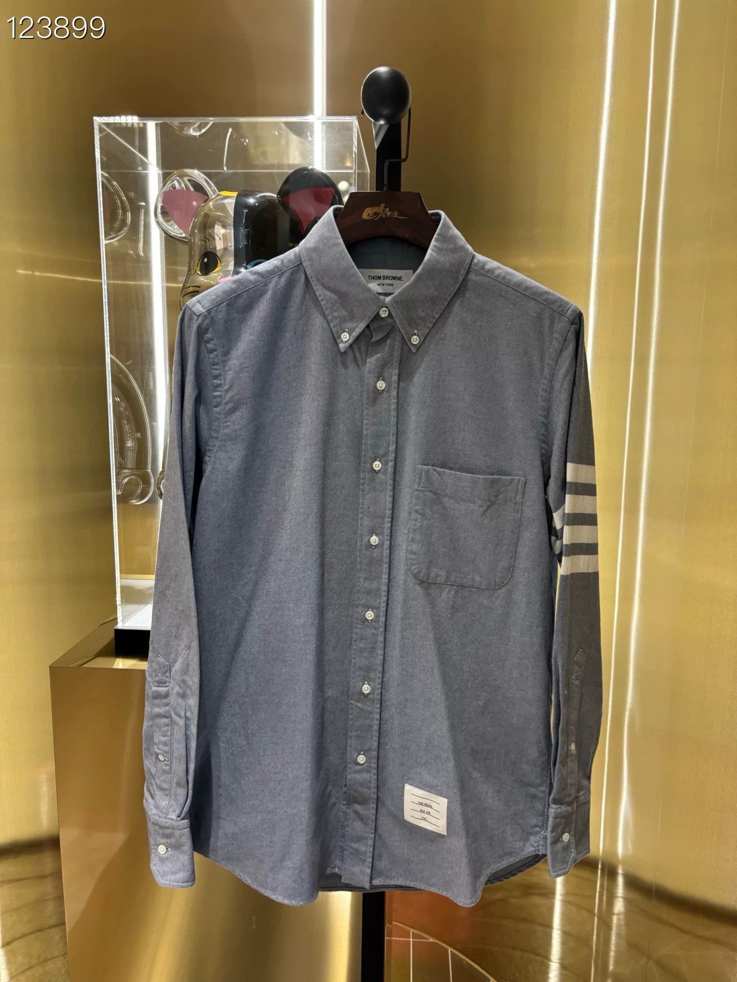 Thom Browne Thom Browne Four-Bar Shirt Size US S / EU 44-46 / 1 - 1 Thumbnail