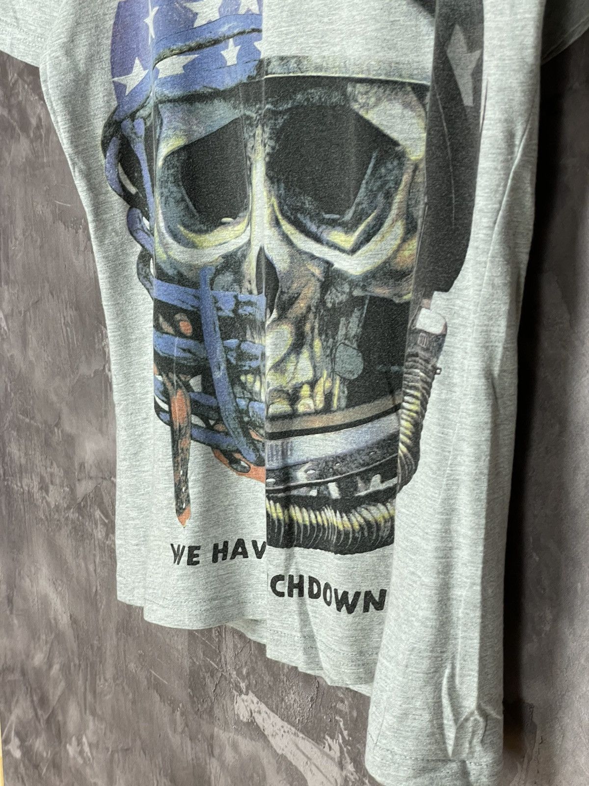Allsaints × Vintage T-shirt Vintage Allsaints Distressed Faded Art Graffiti Rare Size US M / EU 48-50 / 2 - 7 Thumbnail