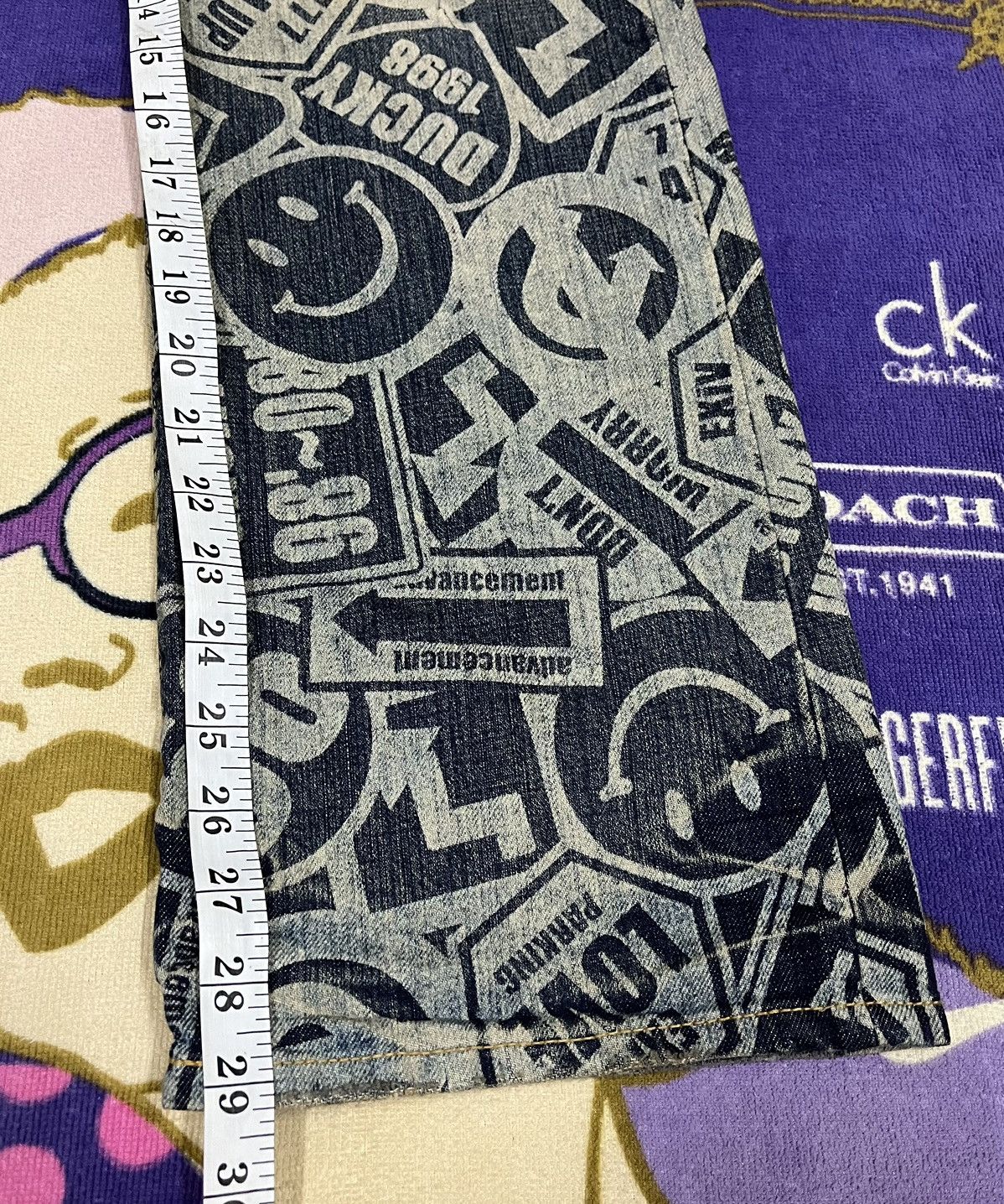 Japanese Brand 💸BindingOffer💸 CO&LU Rare Design Denim Pant Size US 32 / EU 48 - 17 Thumbnail