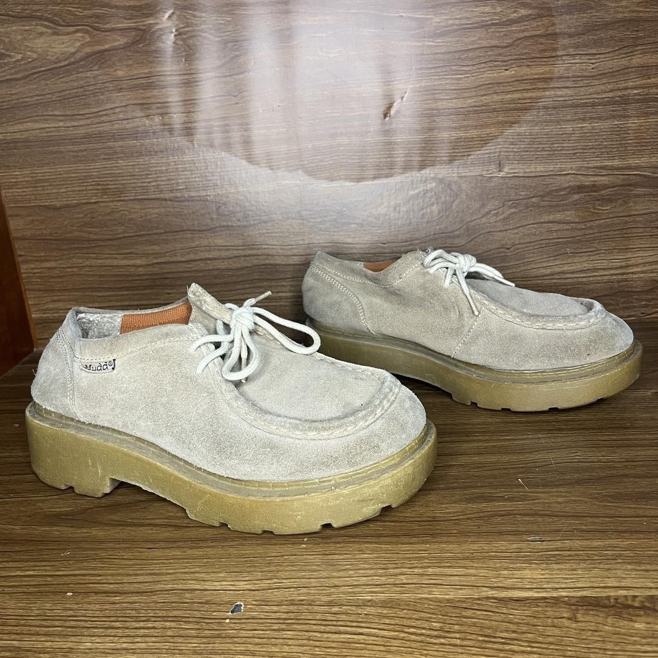 Other Vintage Y2k Mudd Sara chunky Suede Platform Lug Size US 7.5 / IT 37.5 - 3 Thumbnail