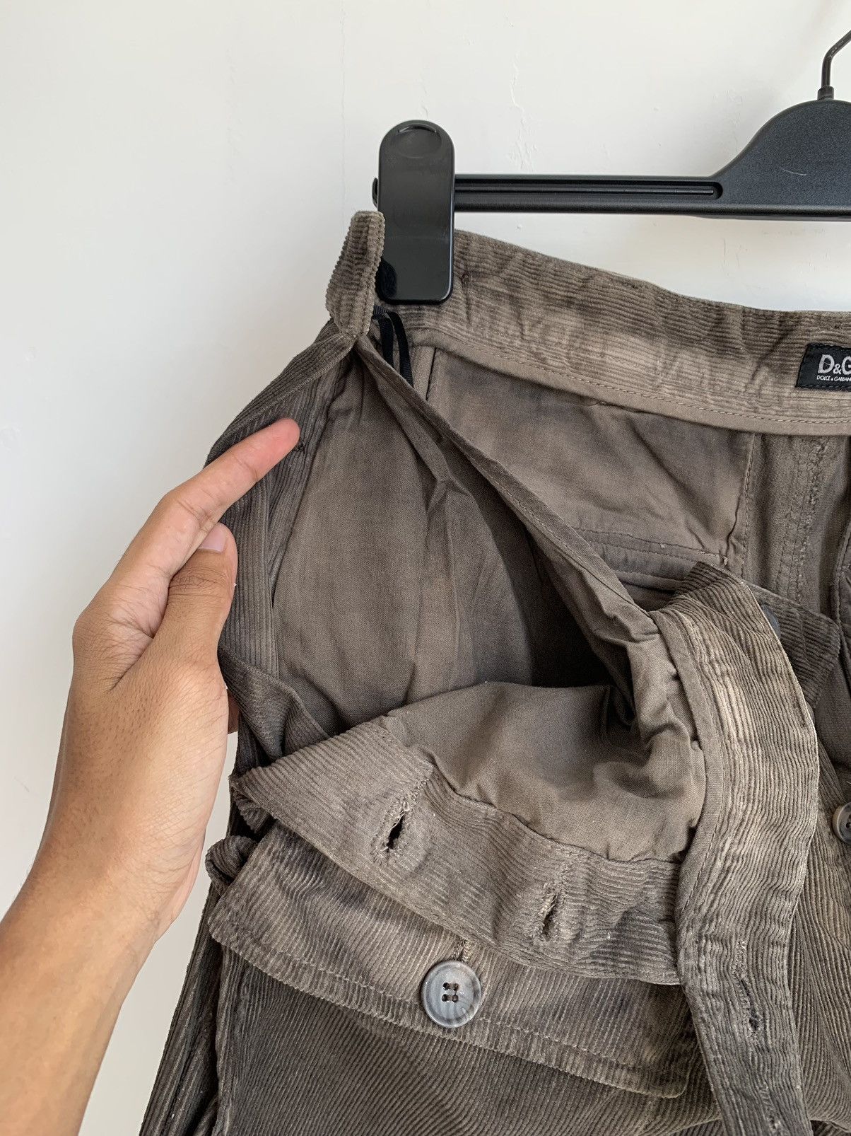 Dolce & Gabbana Archive Dolce & Gabbana Big Front Pocket Military Cargo Pant Size US 31 - 14 Thumbnail