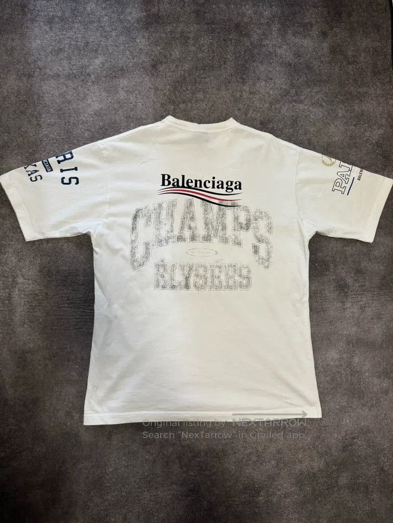 Balenciaga Balenciaga Coke Paris White Short Sleeve Size US XS / EU 42 / 0 - 2 Thumbnail