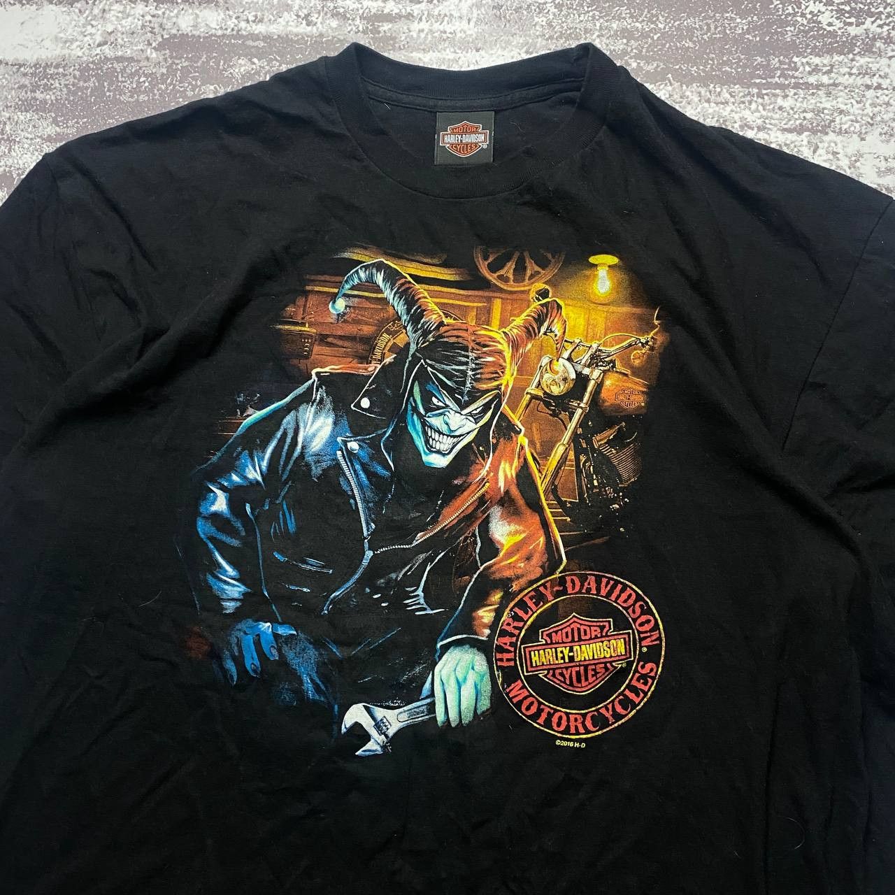 Harley Davidson Harley Davidson Black Shirt Clown Mottors XL sz Size US XL / EU 56 / 4 - 2 Thumbnail