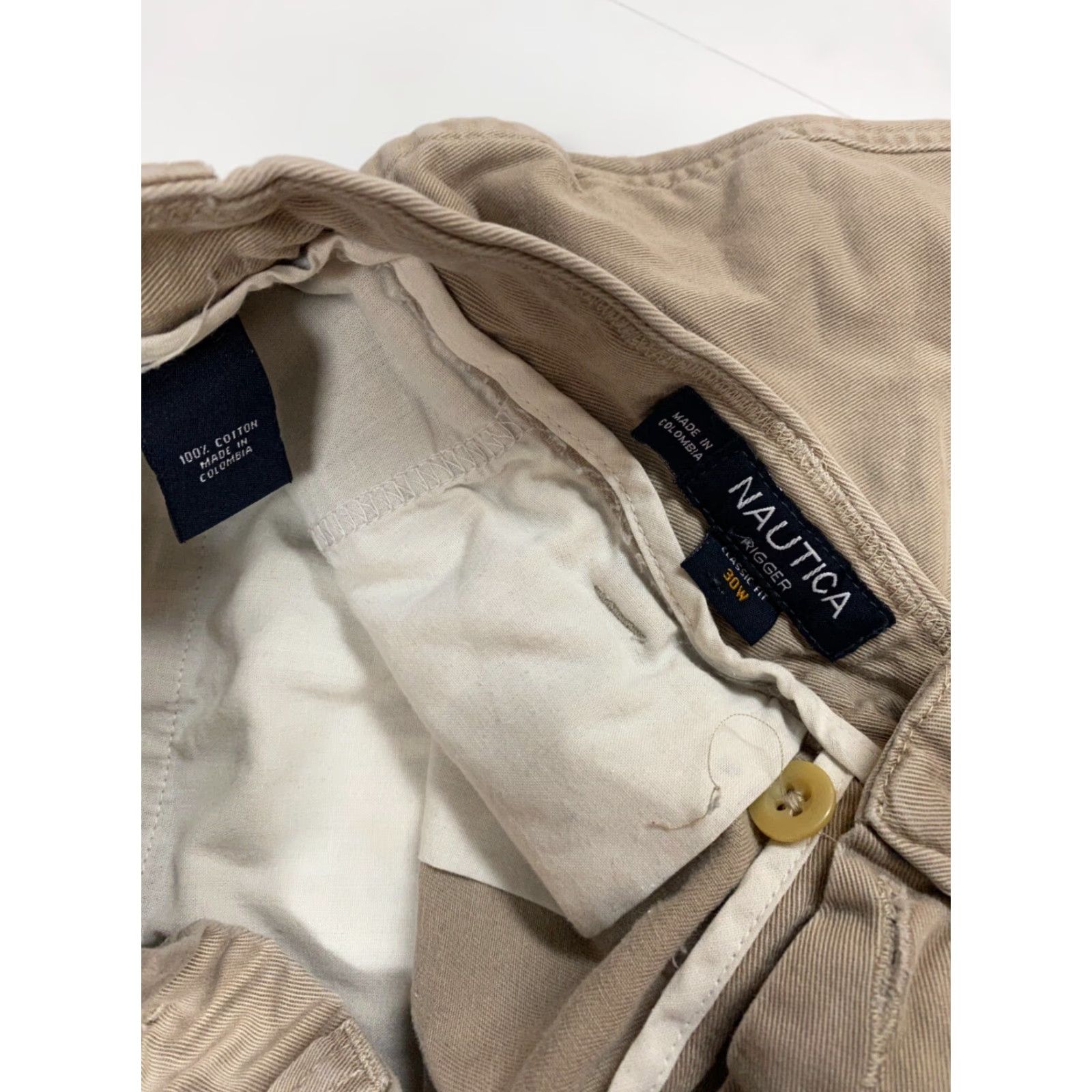 Nautica Nautica Shorts Womens 30W Plus Beige Khaki Chino Classic Casual Summer Womens Size 24" / US 00 / IT 34 - 5 Thumbnail