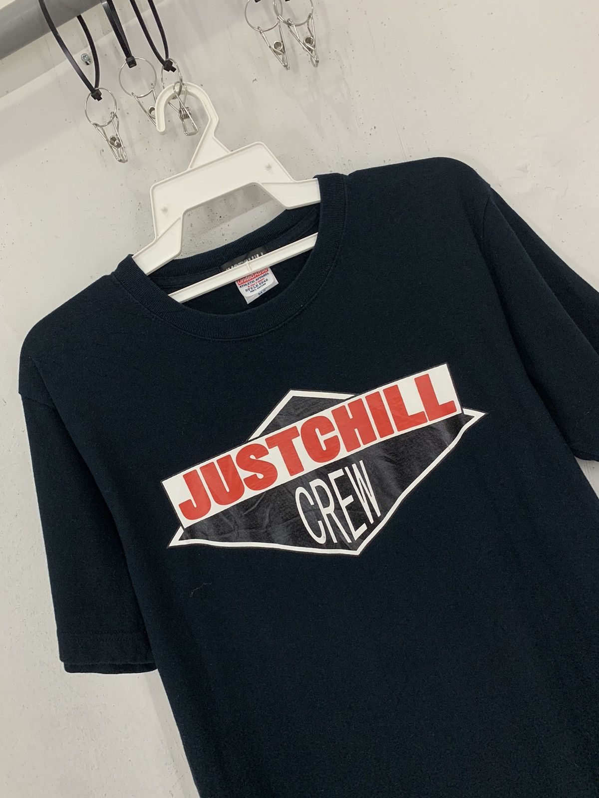Japanese Brand Just Chill Crew Box Logo Printed Size US M / EU 48-50 / 2 - 3 Thumbnail
