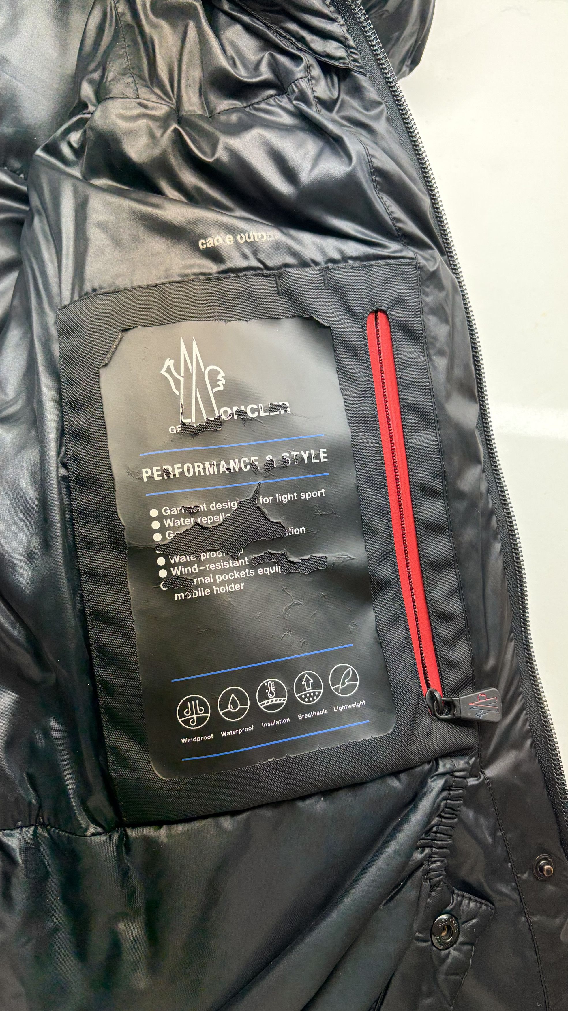Moncler Grenoble Black Camurac Short Down Jacket