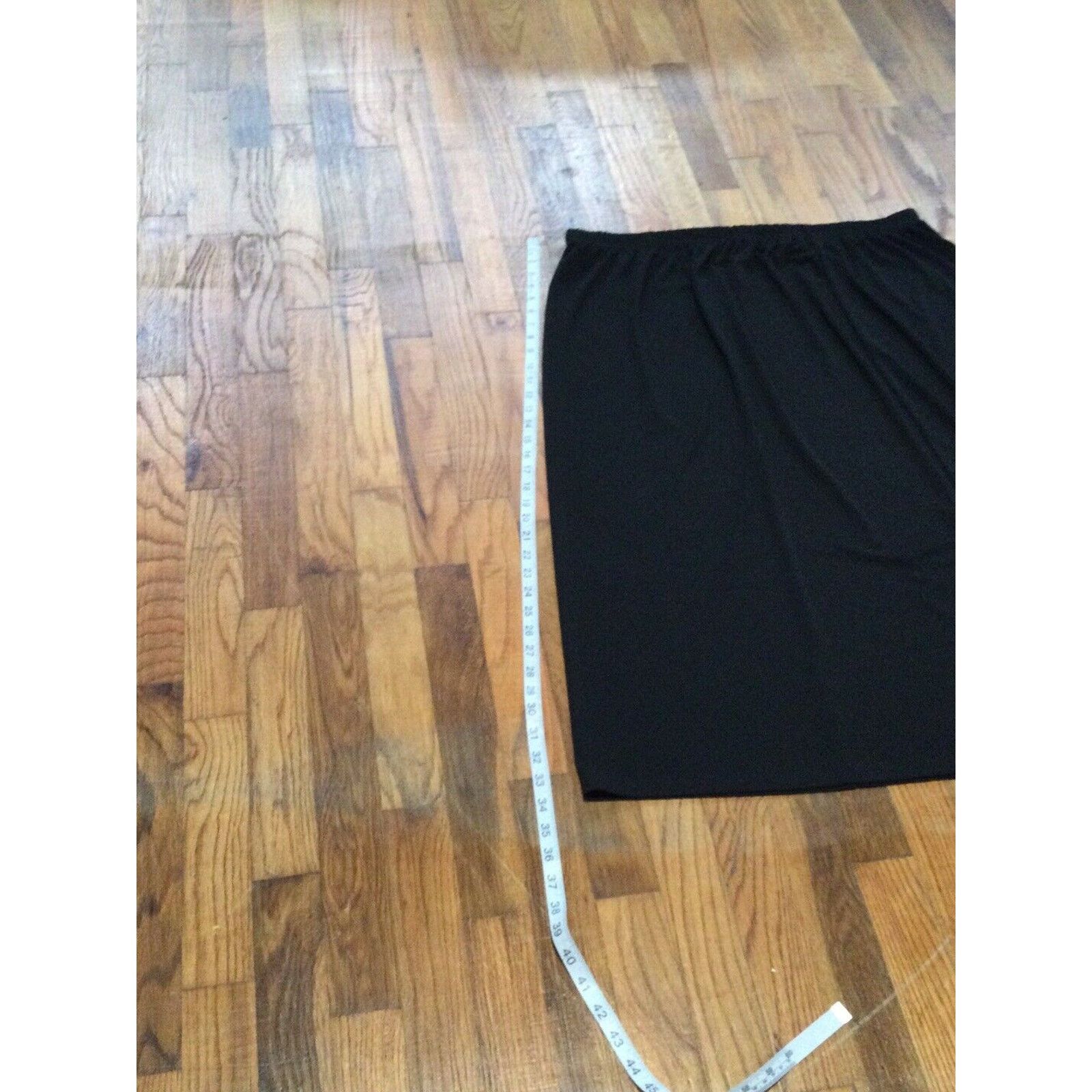 Other N Touch Elastic Waist Pleated A Line Black Skirt Sz 3X Size 38" / US 16 / IT 52 - 15 Thumbnail
