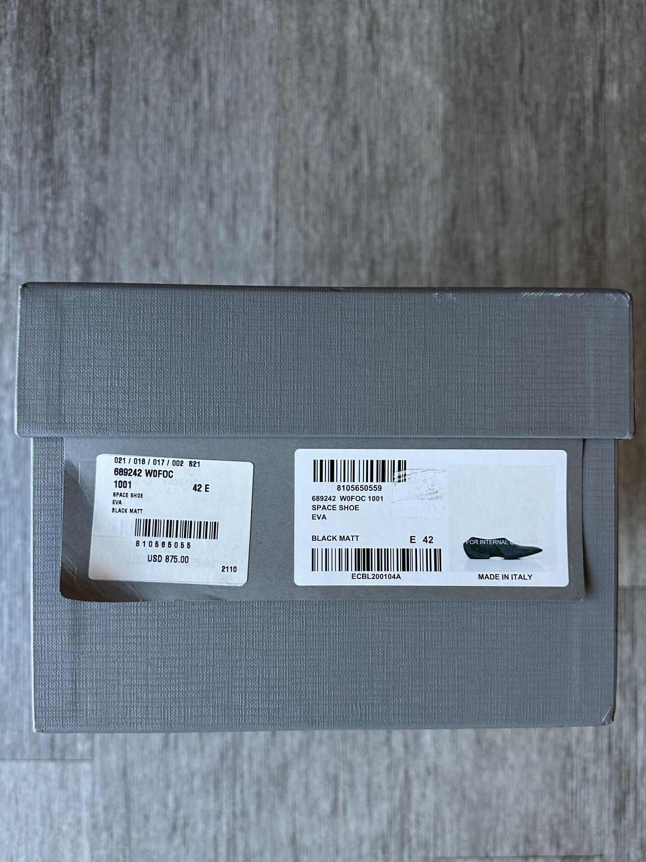 Balenciaga Balenciaga Space Shoe Matte Black Size US 10 / EU 43 - 7 Thumbnail