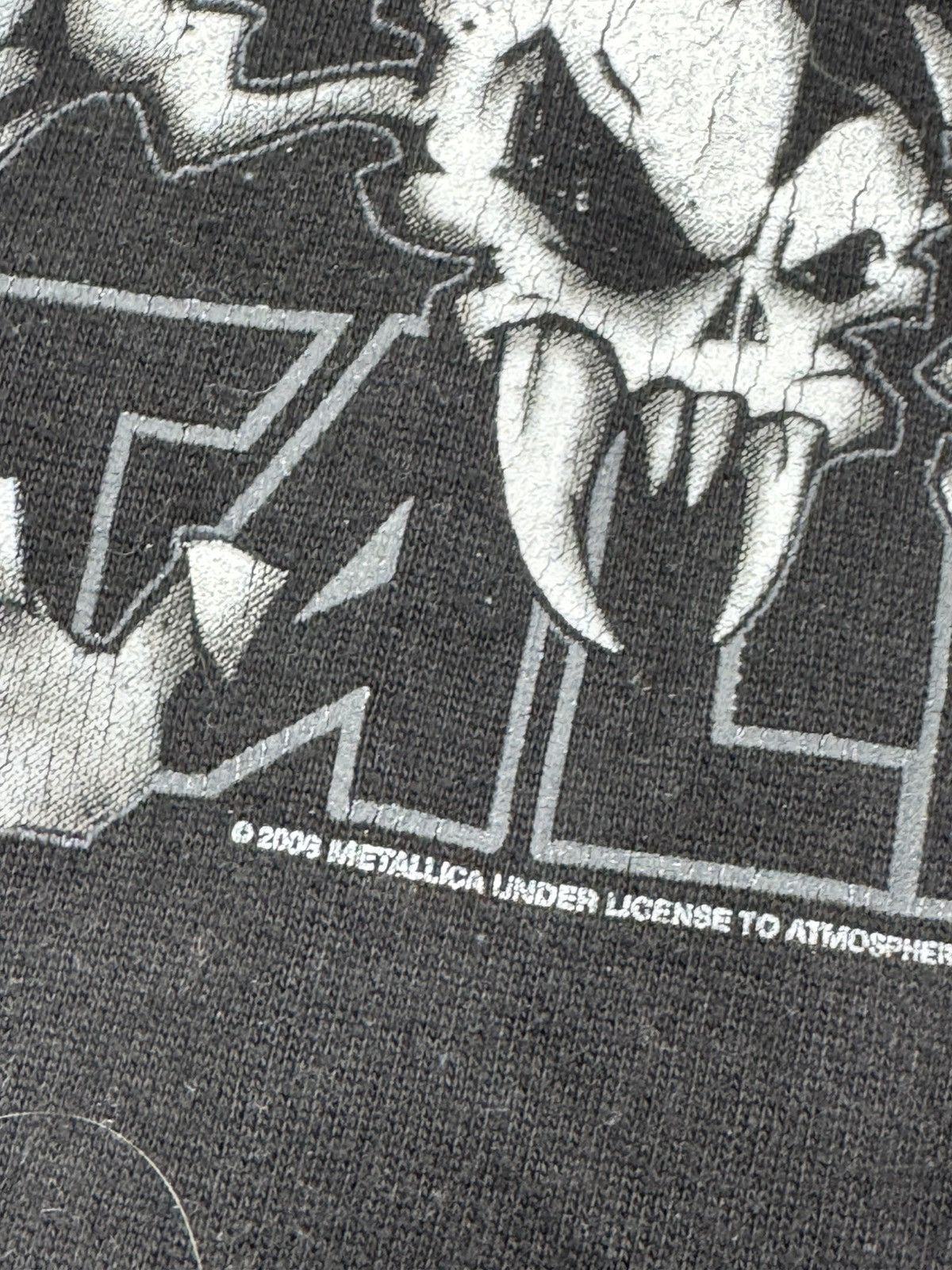 Band Tees × Metallica × Vintage VINTAGE 2000’s METALLICA PUSHEAD OVERPRINT BAND HOODIE Size L / US 10 / IT 46 - 5 Thumbnail