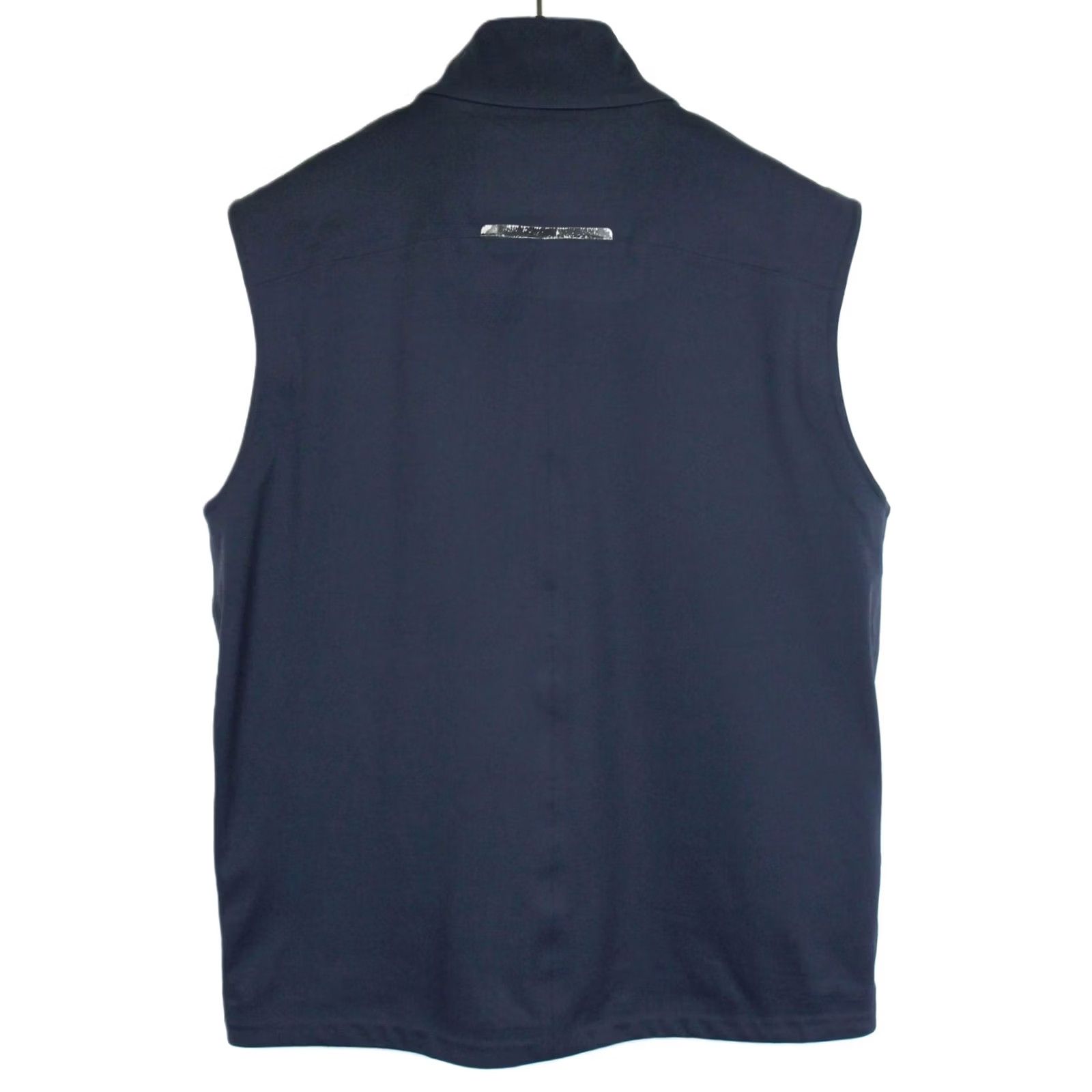 Vintage CHERVO Waistcoat Men's EU 52 Full Zip High Neck Lightweight Blue Zero Seams Size US L / EU 52-54 / 3 - 2 Thumbnail