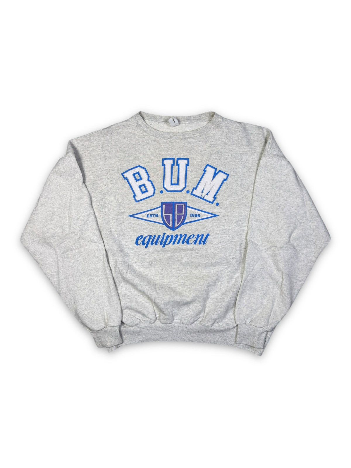 B.U.M Equipment VINTAGE BUM EQUIPMENT BODYBUILDING FITNESS SWEATER OVERSIZED Size US XL / EU 56 / 4 - 1 Thumbnail