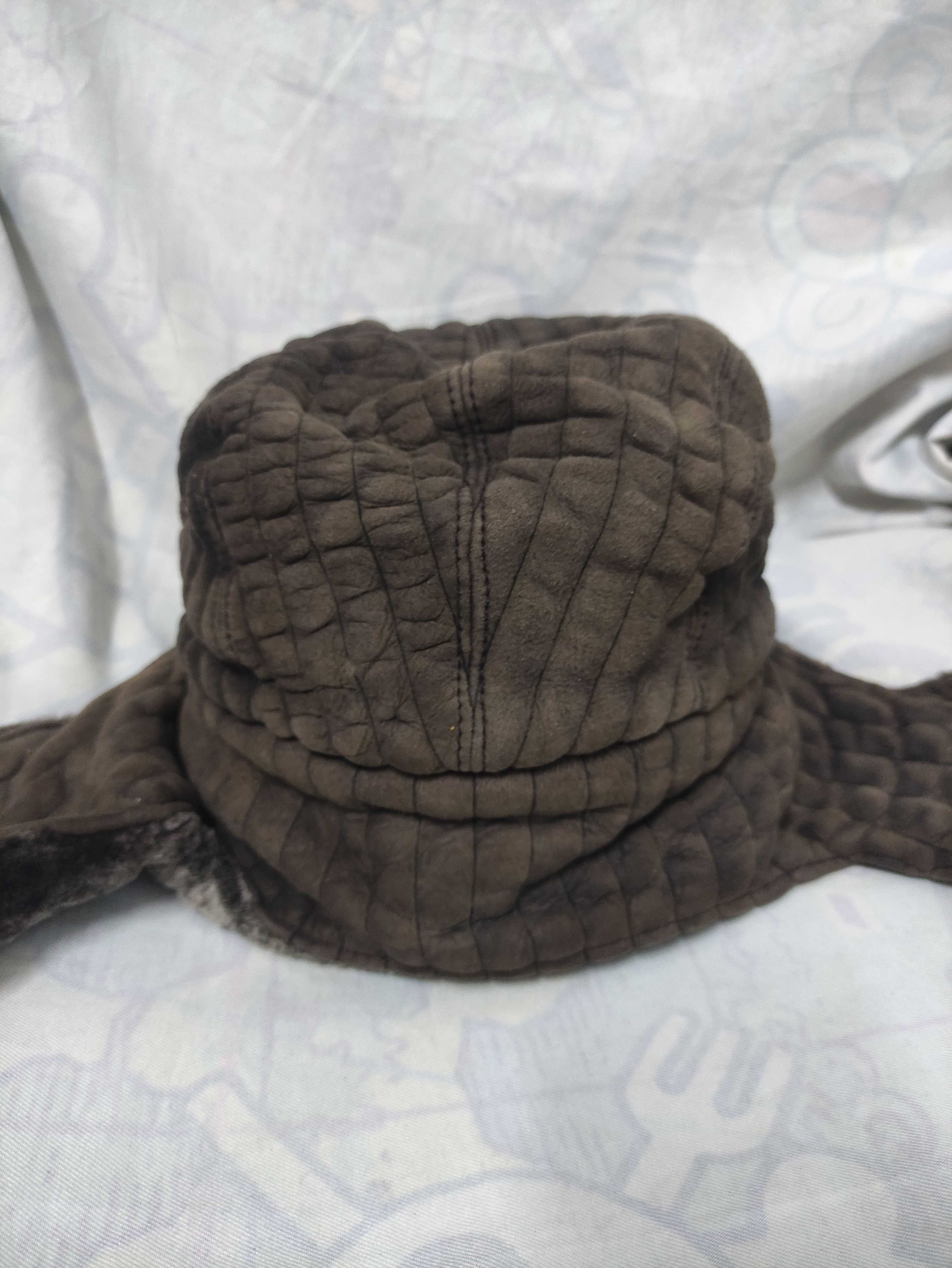Giorgio Armani GIORGIO ARMANI VINTAGE TRAPPER HAT SUEDE LEATHER Size ONE SIZE - 6 Thumbnail