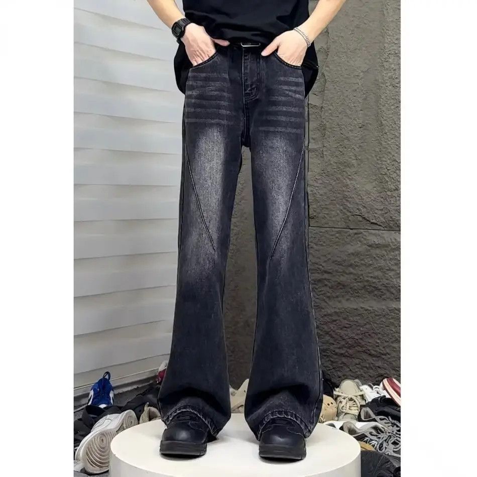 Japanese Brand Straight tube micro flared jeans Size US 32 / EU 48 - 5 Thumbnail
