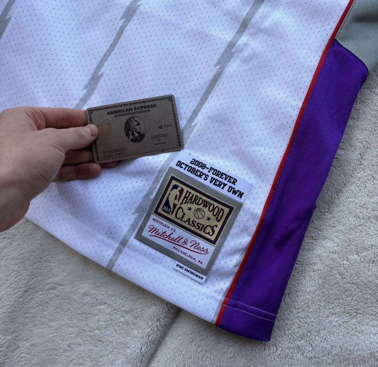 October's Very Own OVO x Mitchell & Ness x Raptors Jersey - Rare! Size US XXL / EU 58 / 5 - 3 Thumbnail