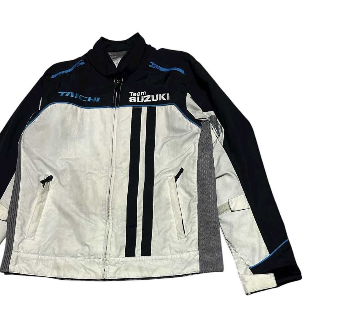 Vintage Vintage Team Suzuki Rs Taichi Motocycle Jacket Size US L / EU 52-54 / 3 - 3 Thumbnail