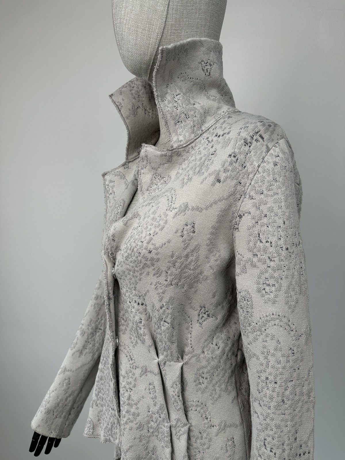 Transit TRANSIT PAR SUCH Avant Garde Asymmetrical Jacquard Jacket Size M / US 6-8 / IT 42-44 - 9 Thumbnail