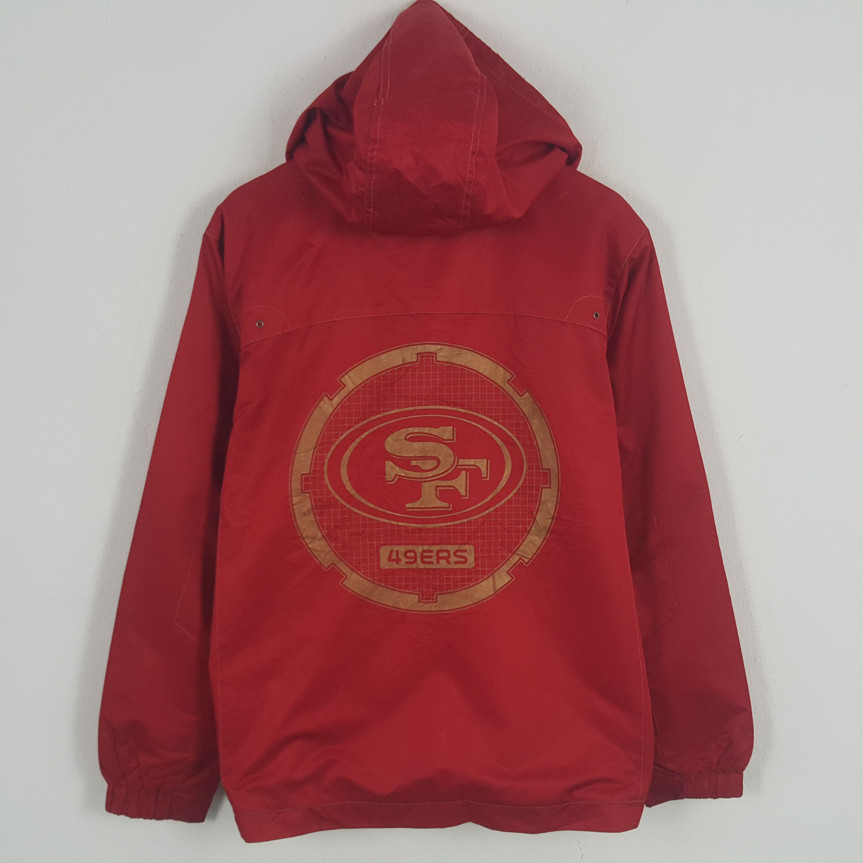 NFL × Vintage Vintage San Francisco 49ERS Zipper Winter Jacket Size US L / EU 52-54 / 3 - 1 Thumbnail