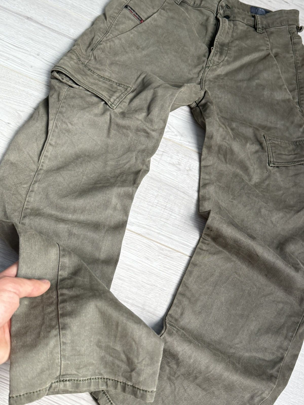 Designer × Diesel × Vintage Vintage rare diesel waxed rare pants jeans Size US 28 / EU 44 - 3 Thumbnail