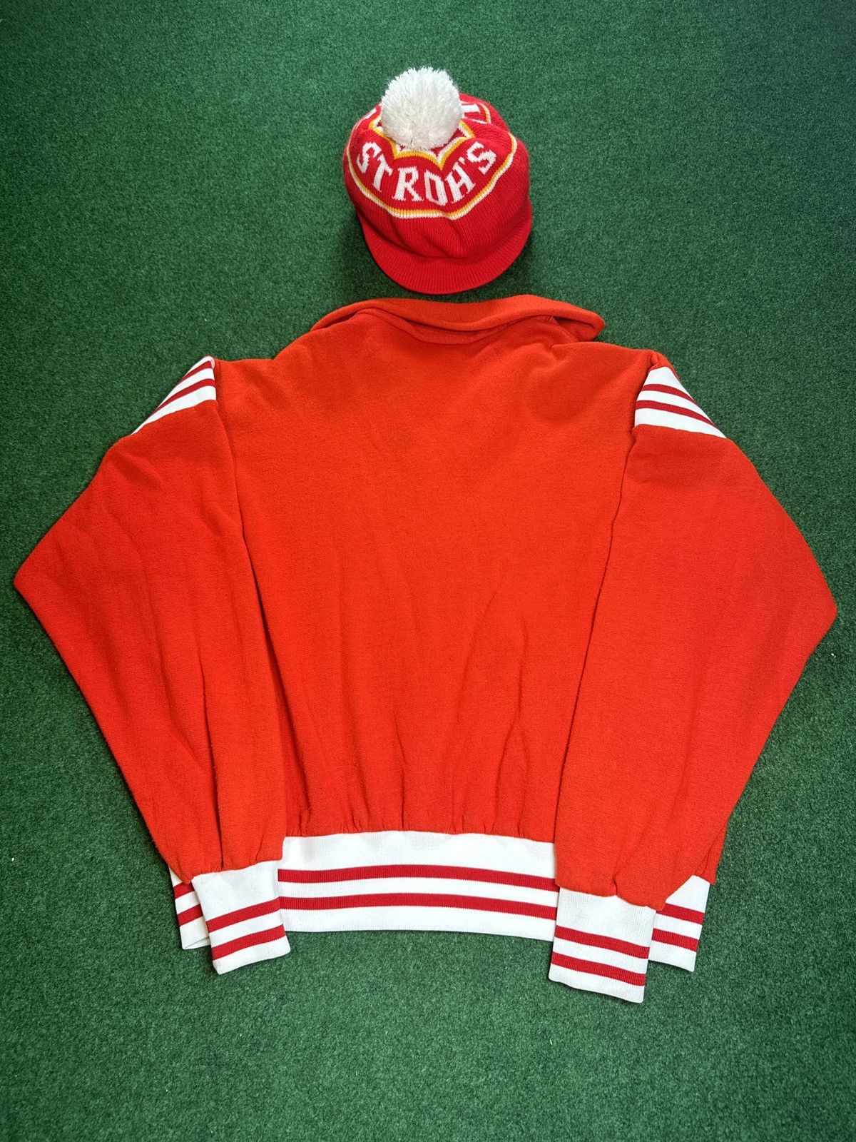 Velva Sheen × Vintage Vintage 70s Stroh’s Beer Velva Sheen Track Jacket W/ Beanie Size US XL / EU 56 / 4 - 3 Thumbnail