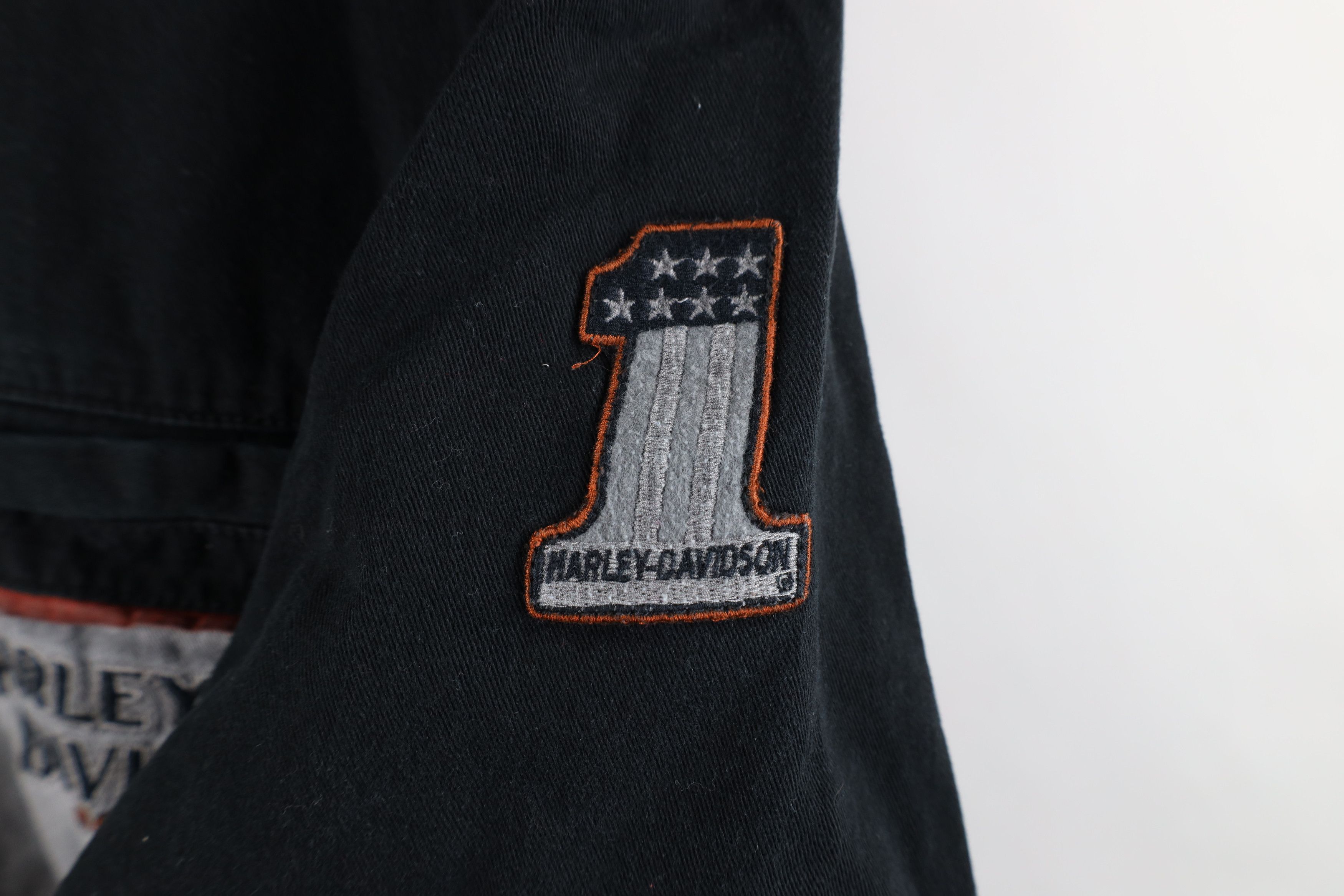 Harley Davidson × Vintage Vintage Harley Davidson Motorcycles Mechanic Button Shirt Size US XL / EU 56 / 4 - 4 Thumbnail