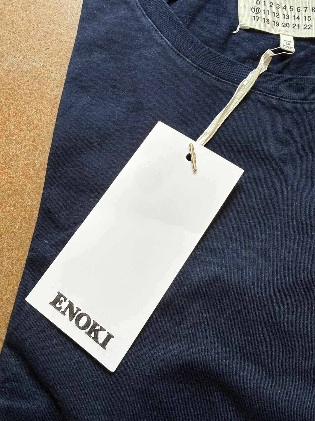 Maison Margiela Maison Margiela Line 10 Basic Tee Navy Large Size US L / EU 52-54 / 3 - 10 Thumbnail