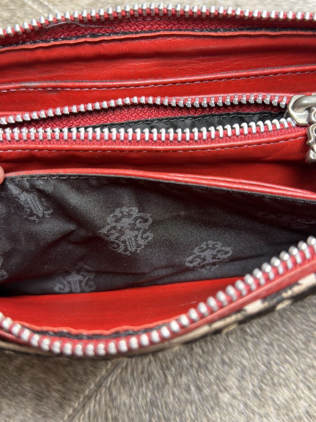 Chrome Hearts Chrome Hearts PolkaDot Pony Fur Patch Long Wallet Size ONE SIZE - 7 Thumbnail
