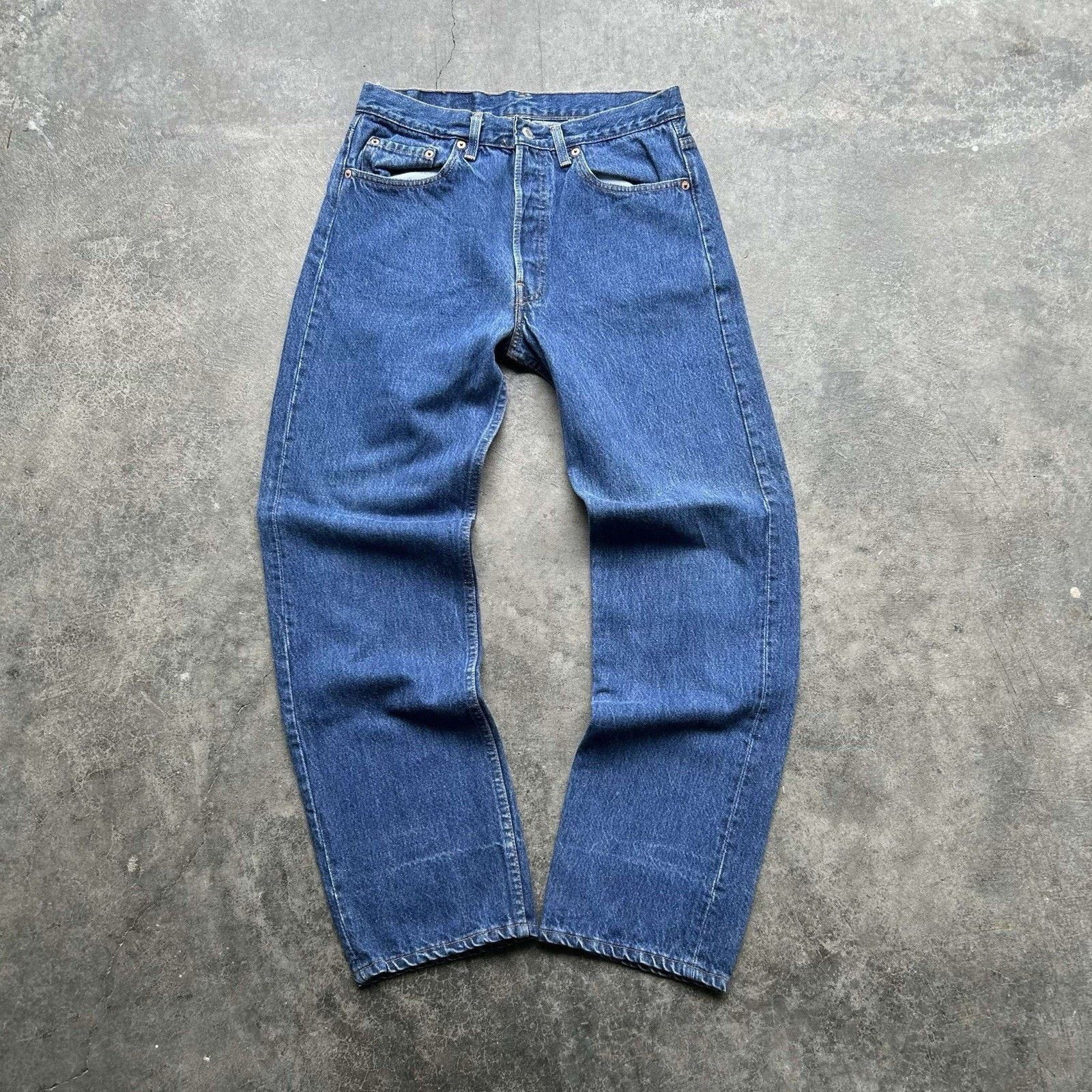 Levi's Vintage 90’s Levi’s 501xx Jeans Men’s 32 X 30 dark Wash West Size US 32 / EU 48 - 4 Thumbnail
