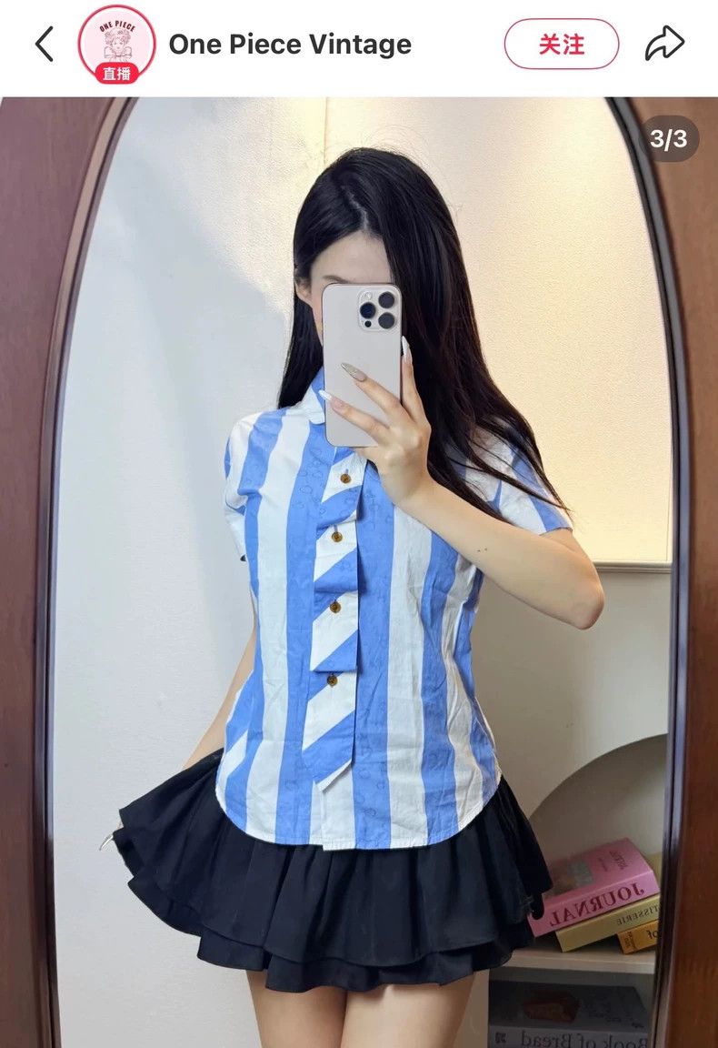 Vivienne Westwood Vivienne Westwood size3 Striped shirt Size M / US 6-8 / IT 42-44 - 7 Thumbnail