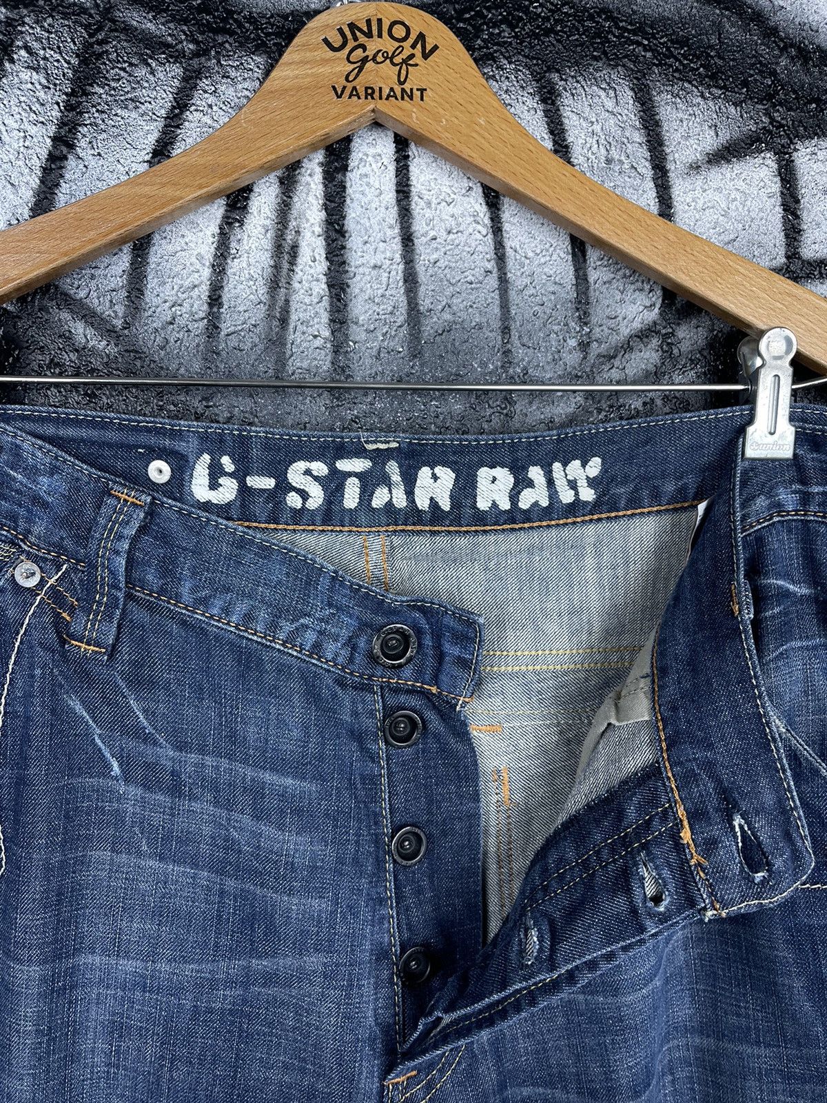 G-Star G-Star RAW Limit Regular Cotton Blue Denim Wide Leg Jeans Men’s Size W34 L34 Size US 34 / EU 50 - 5 Thumbnail