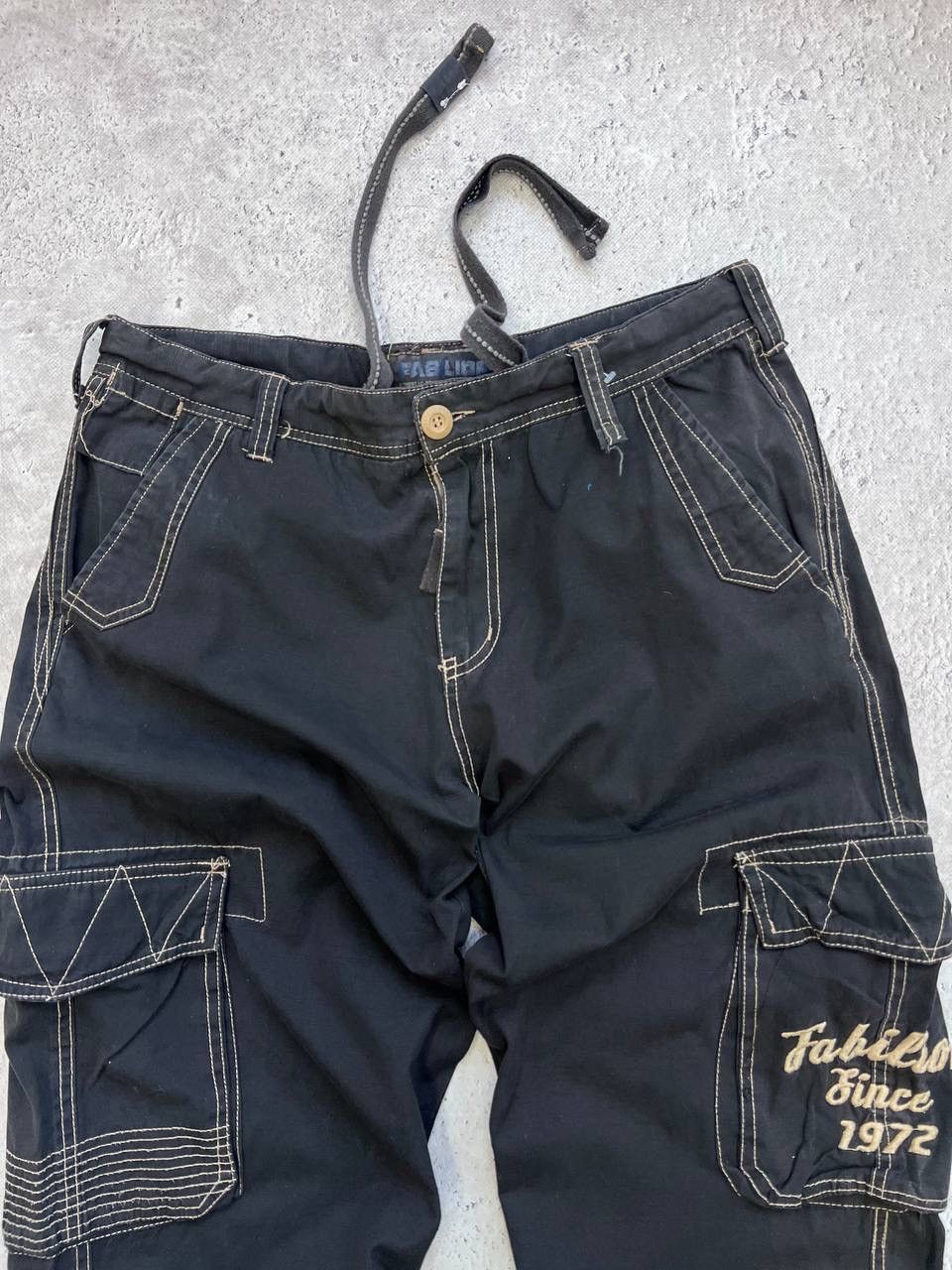 Japanese Brand 2000s Tete Home Multipocket Bondage Cargo Pants Size US 30 / EU 46 - 6 Thumbnail