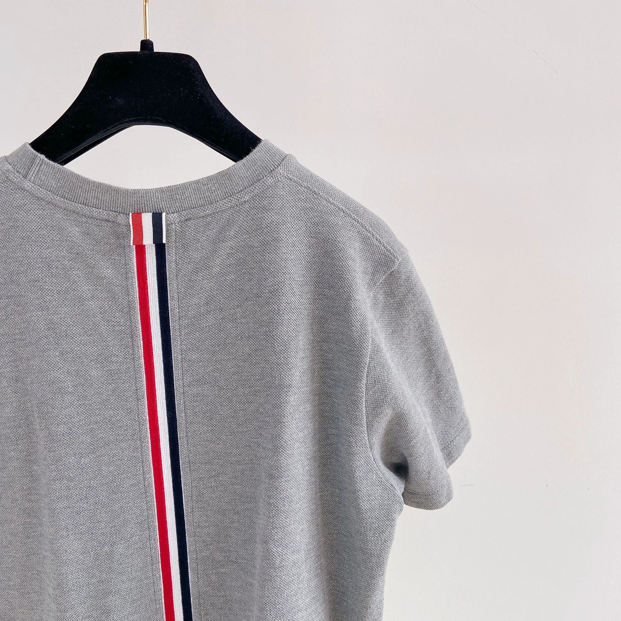Thom Browne ThomBrowne Gray Tee 44 Size US S / EU 44-46 / 1 - 5 Thumbnail