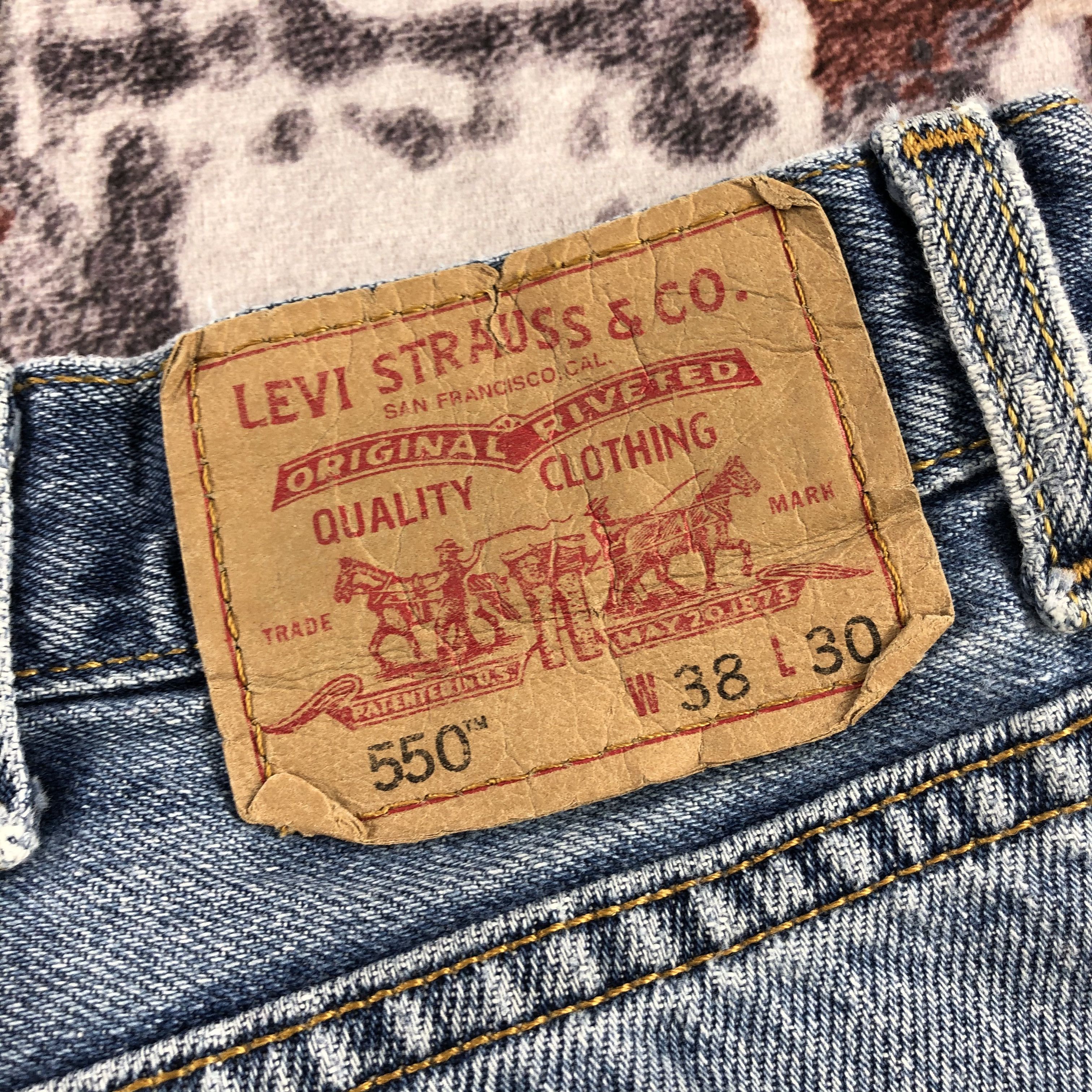 Levi's × Vintage Vintage Blue Wash Levis 550 Jeans-JM2652 Size US 39 - 6 Thumbnail